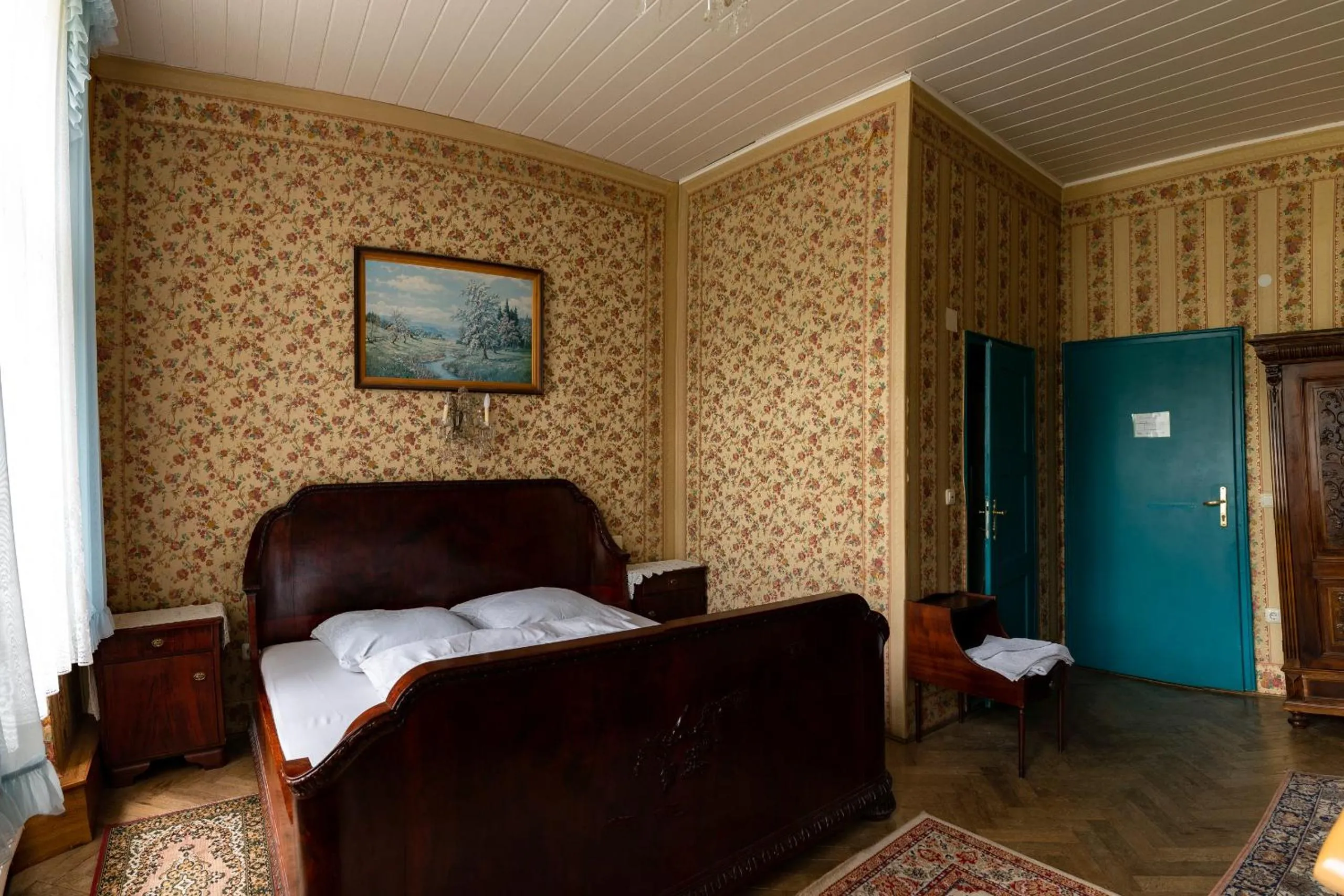 Bed in Pension Zámek Rudník