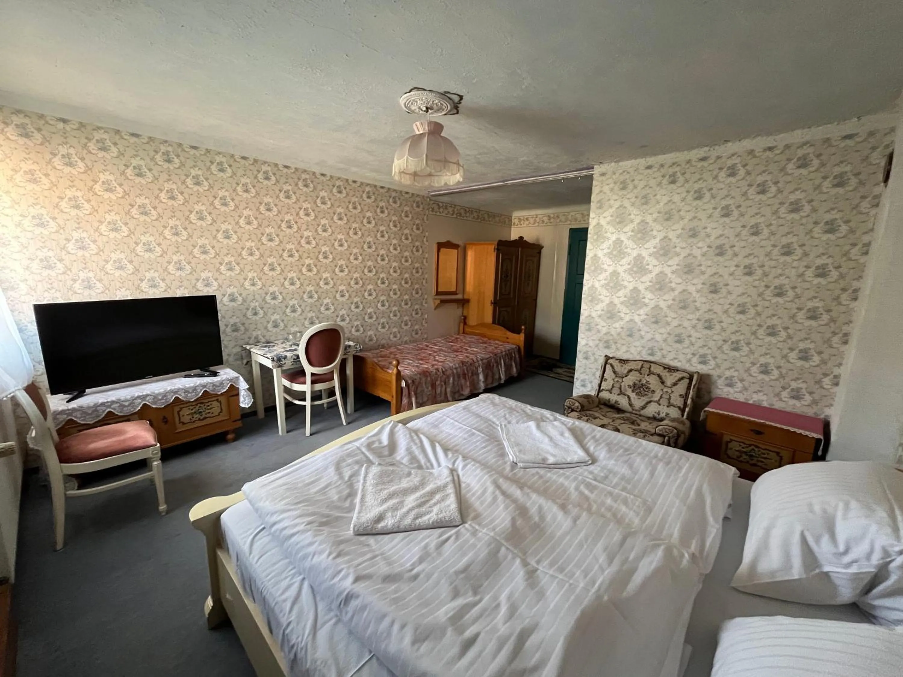 Bed in Pension Zámek Rudník