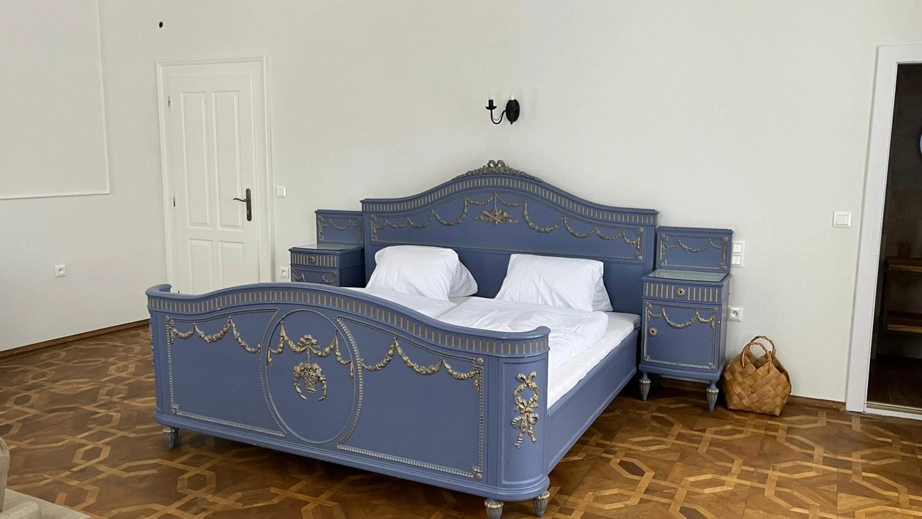 Bed in Pension Zámek Rudník