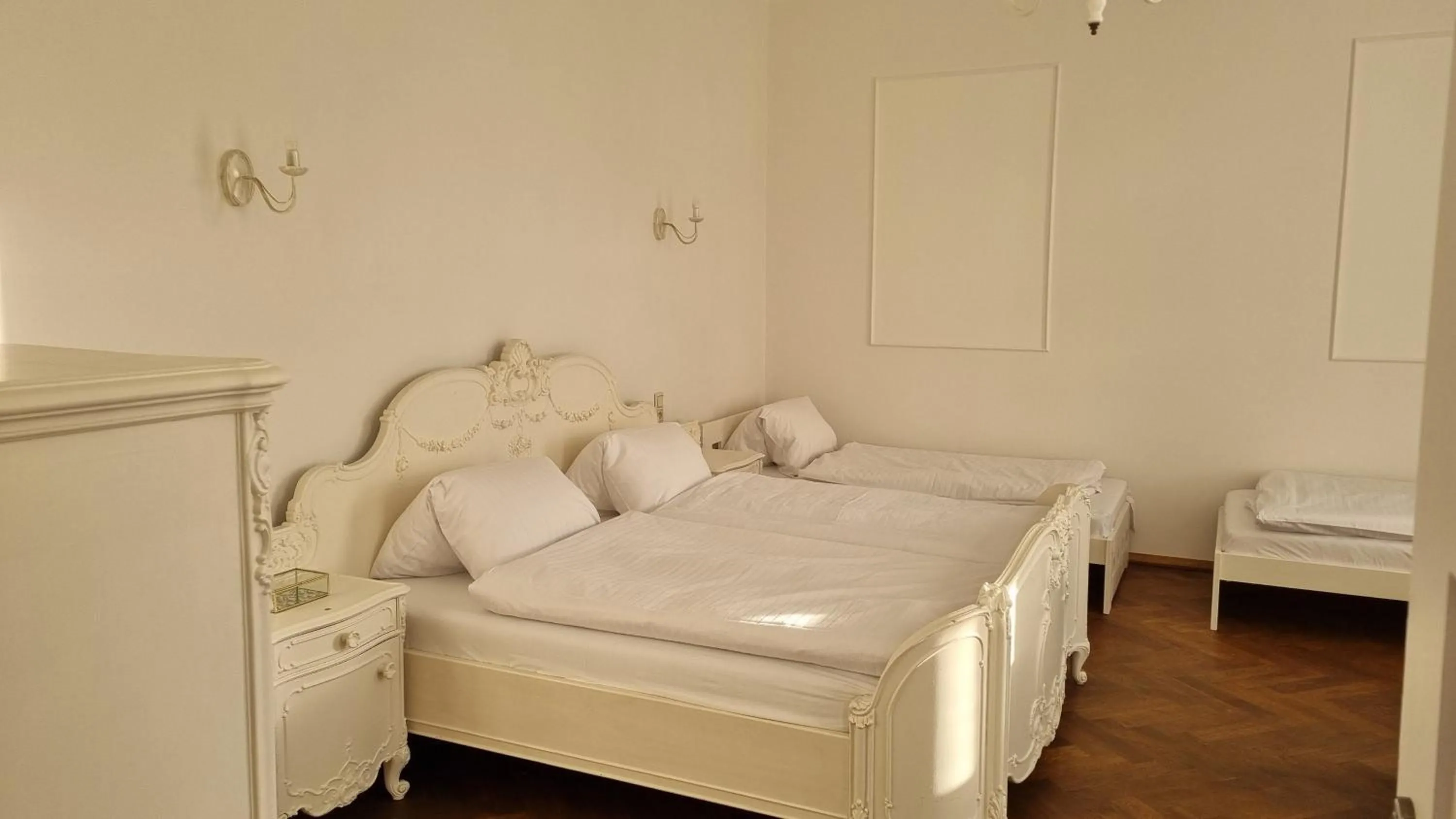 Bed in Pension Zámek Rudník