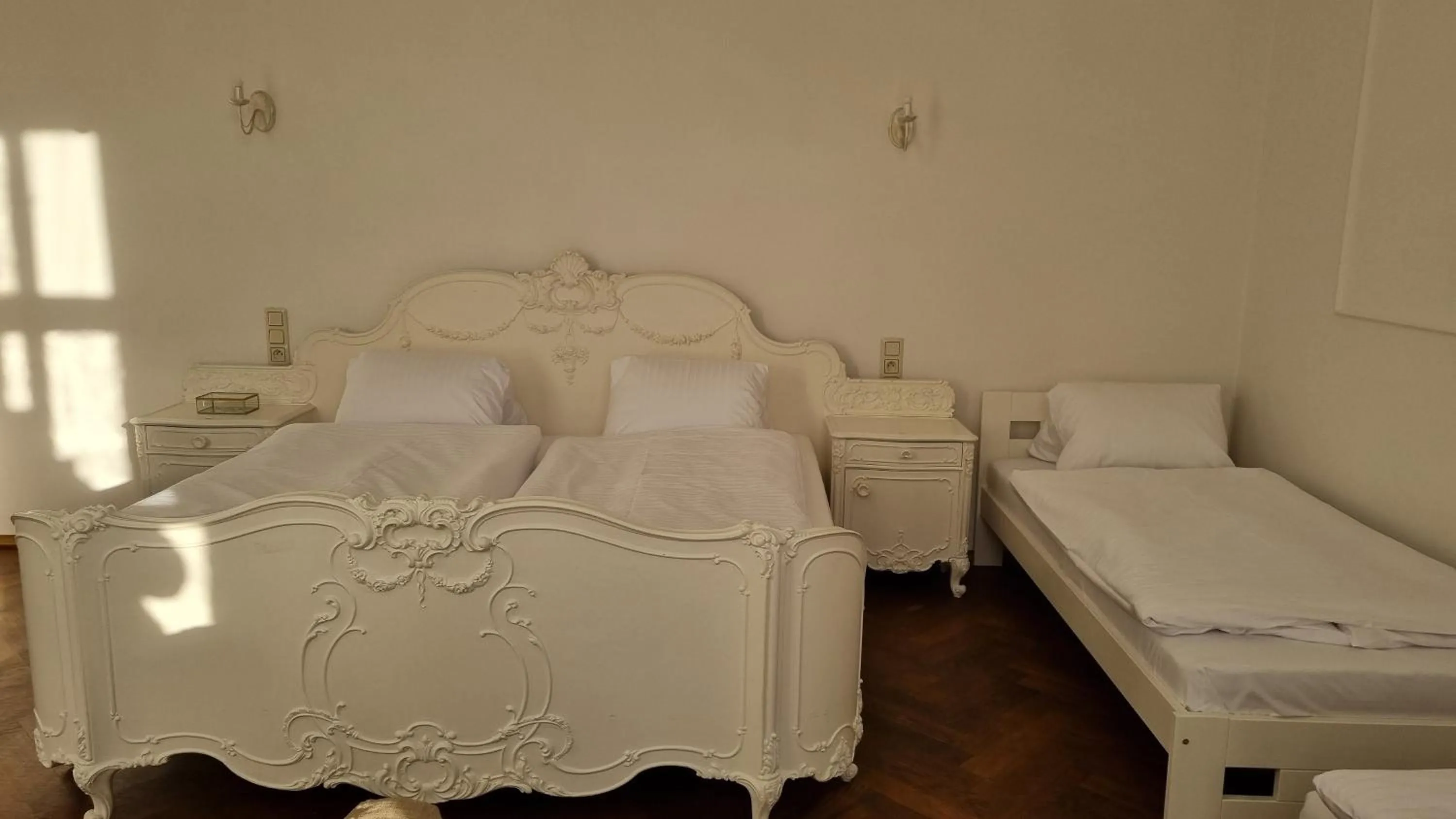 Bed in Pension Zámek Rudník