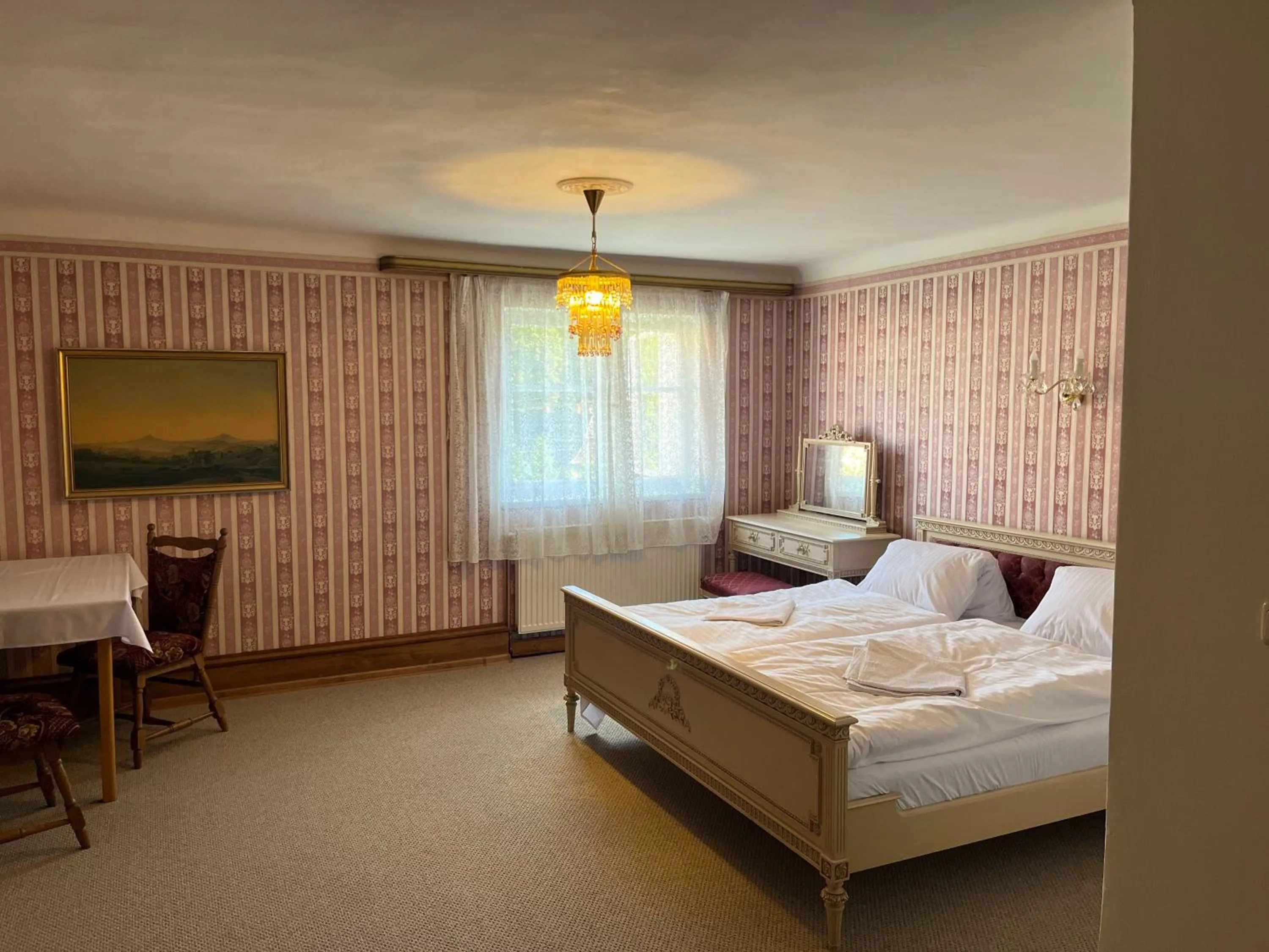 Bed in Pension Zámek Rudník