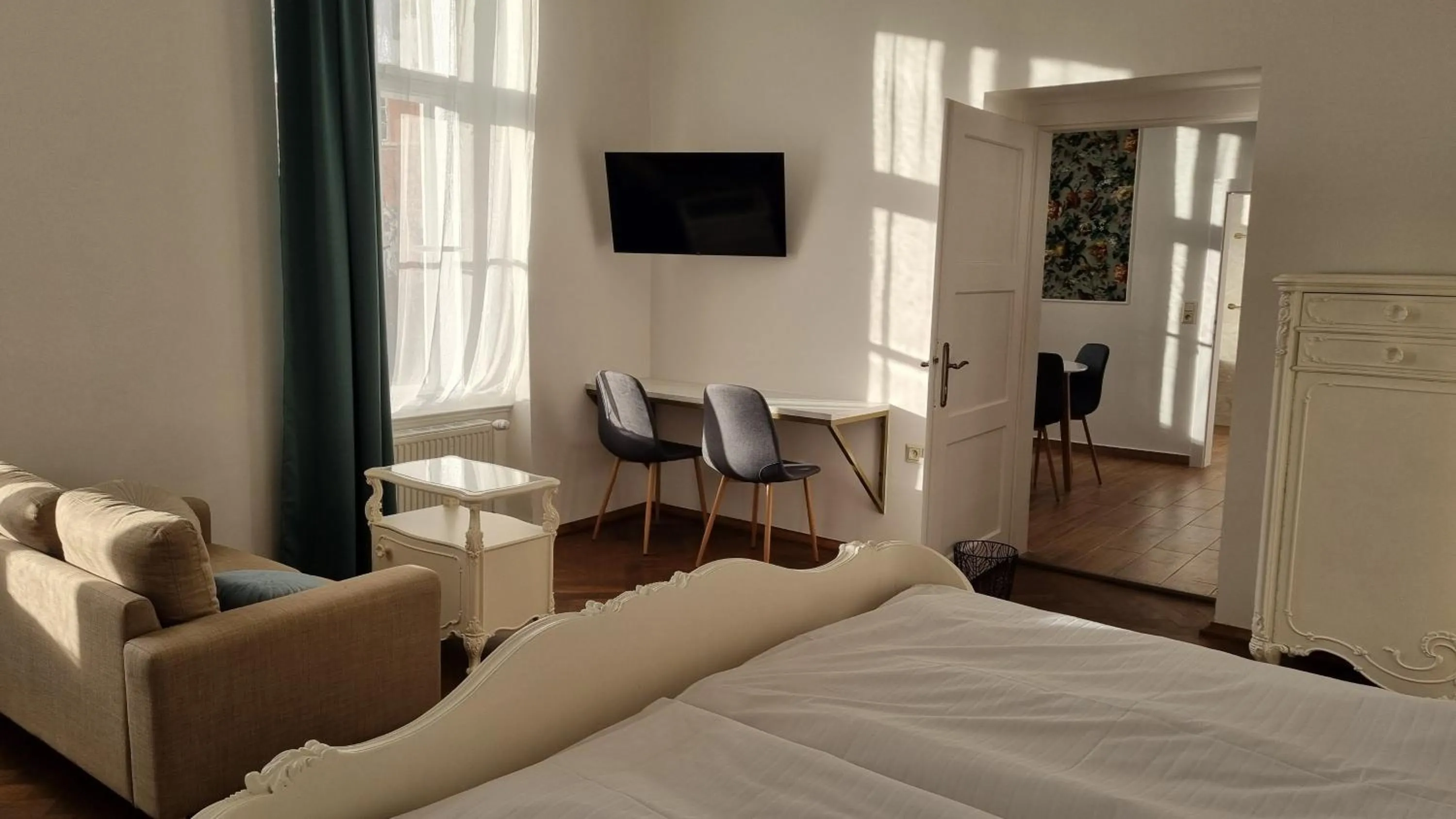 Bed in Pension Zámek Rudník