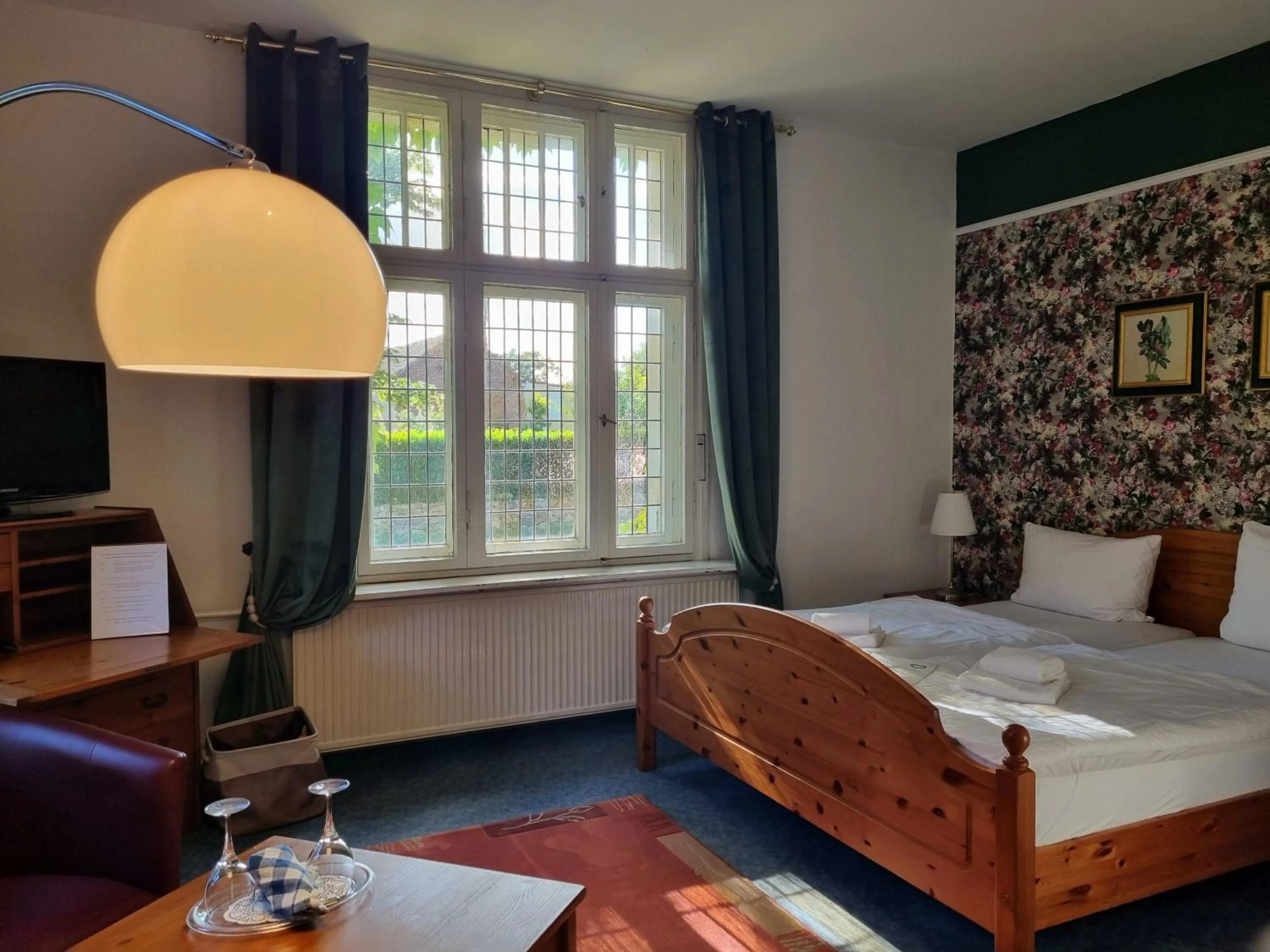 Living room, Bed in Landhaus Kyritz