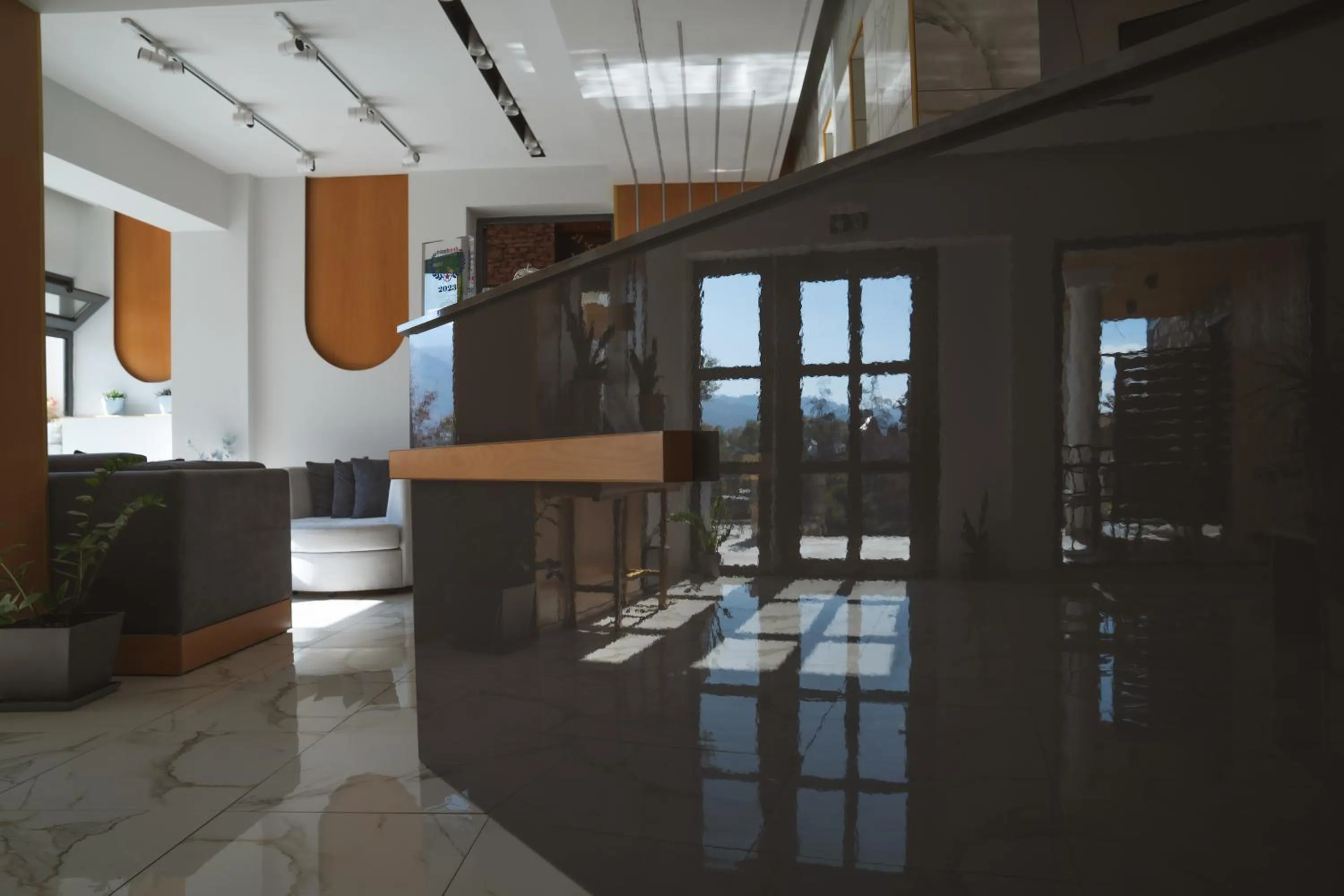 Lobby or reception in Alkyonis Hotel & Spa