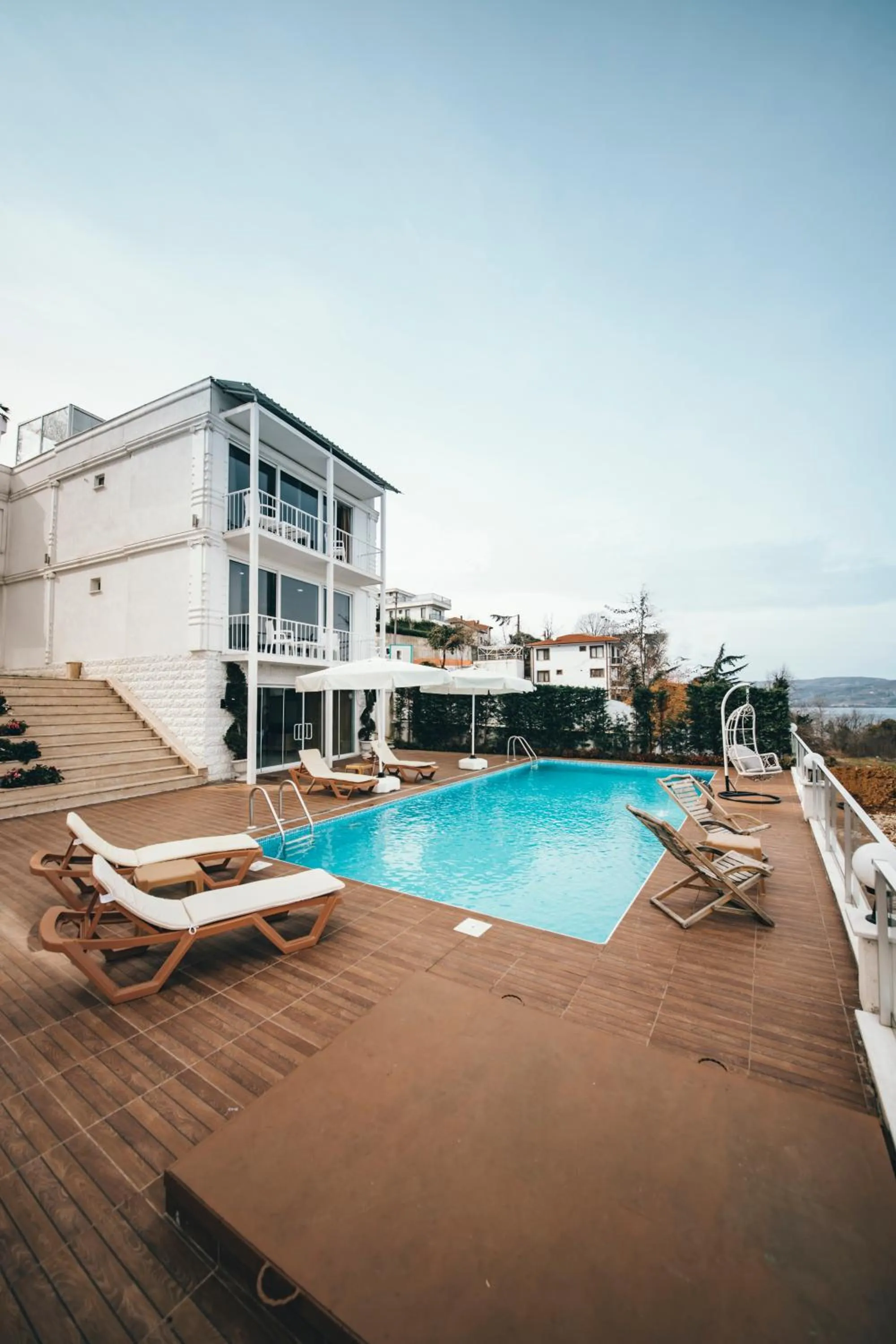 Pool view in Sapanca View Hotel