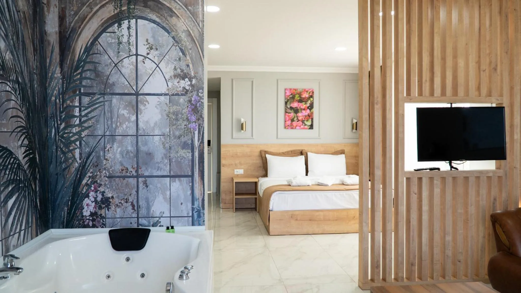 Bed in Sapanca View Hotel