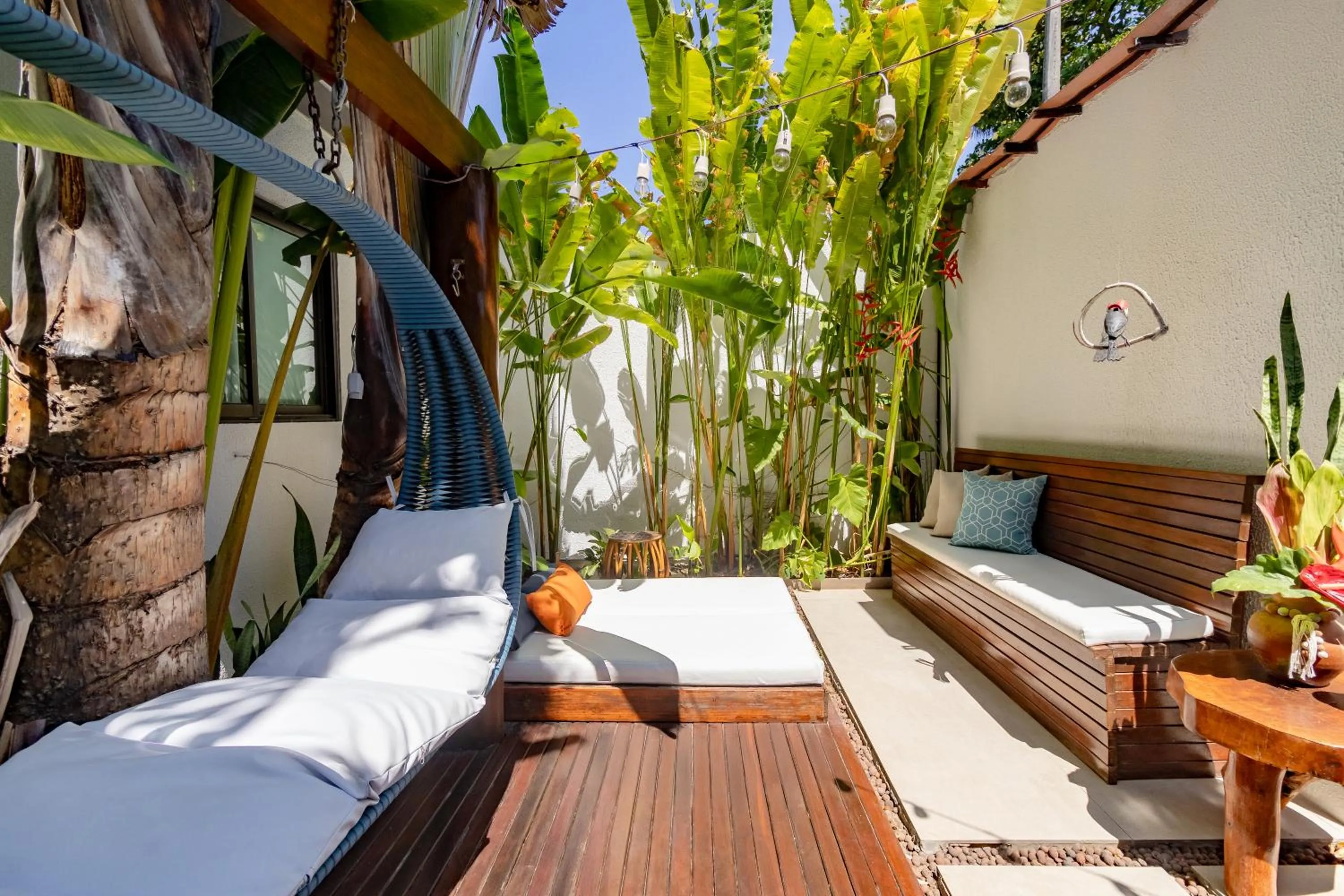 Garden in Pousada Praiana