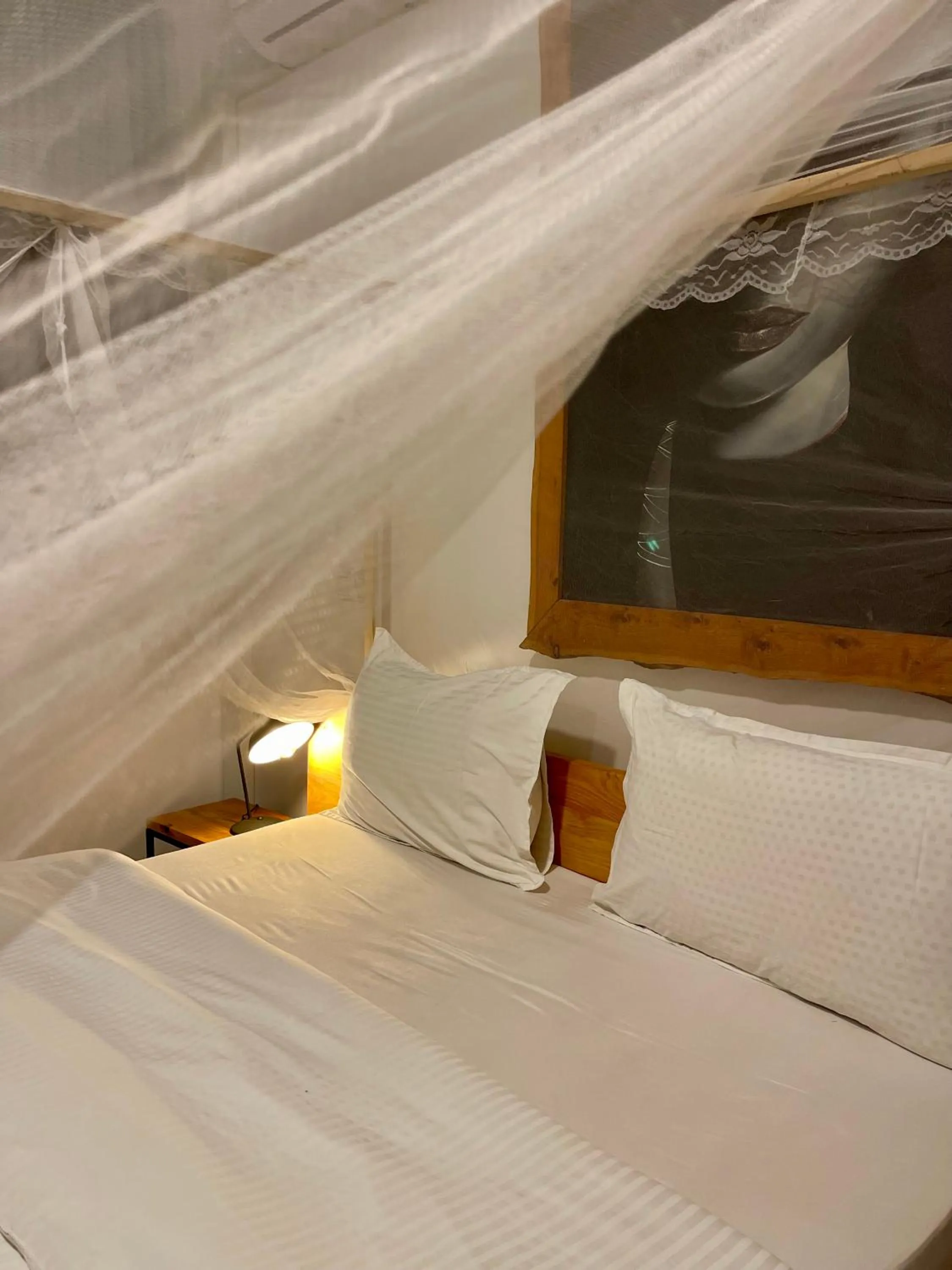 Bed in Eagle View Lodge - Kigali