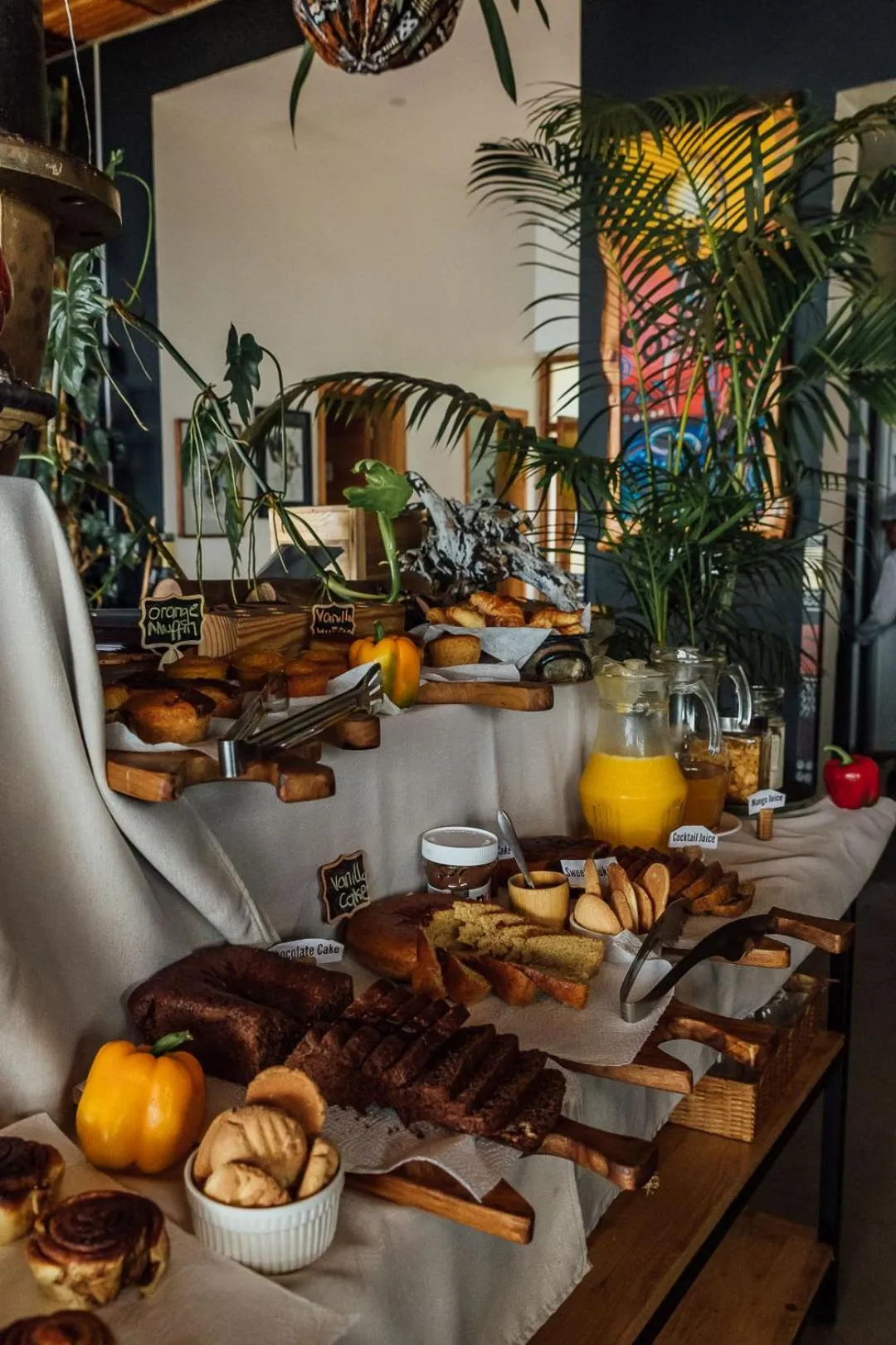 Breakfast in Eagle View Lodge - Kigali