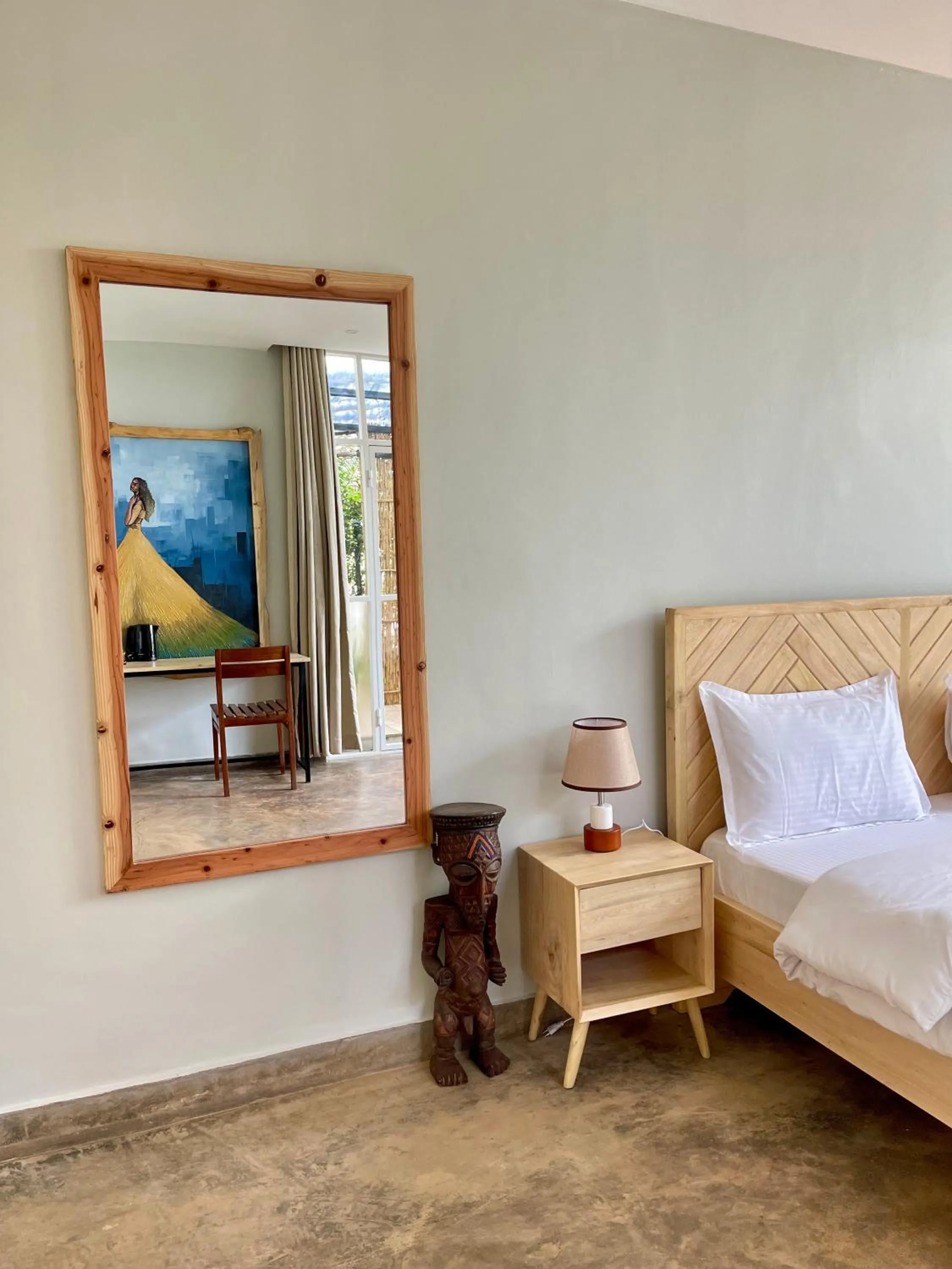 Bedroom, Bed in Eagle View Lodge - Kigali