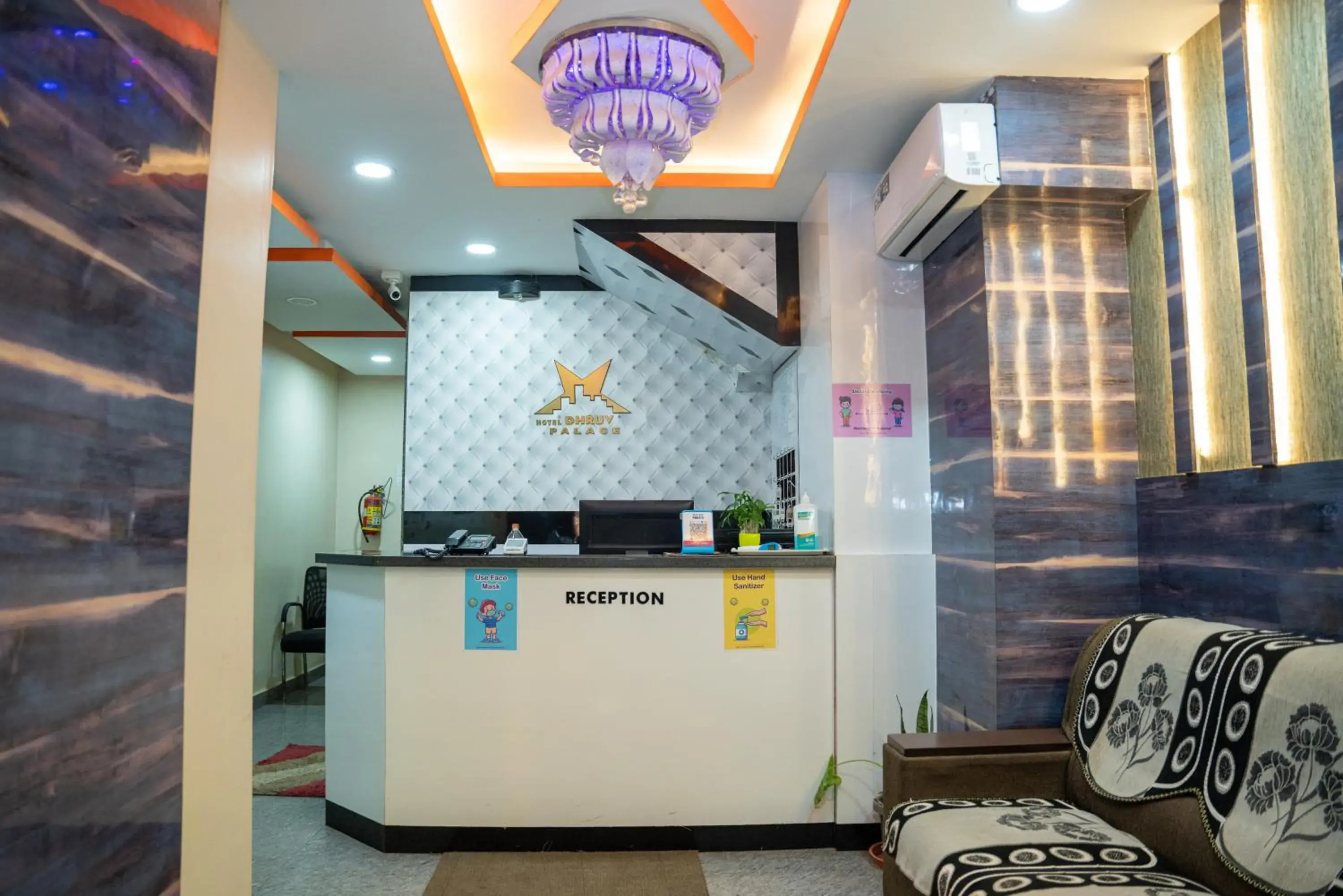 Lobby or reception in Hotel Dhruv Palace Bangalore Jakkur Lobby or reception in Hotel Dhruv Palace Bangalore Jakkur