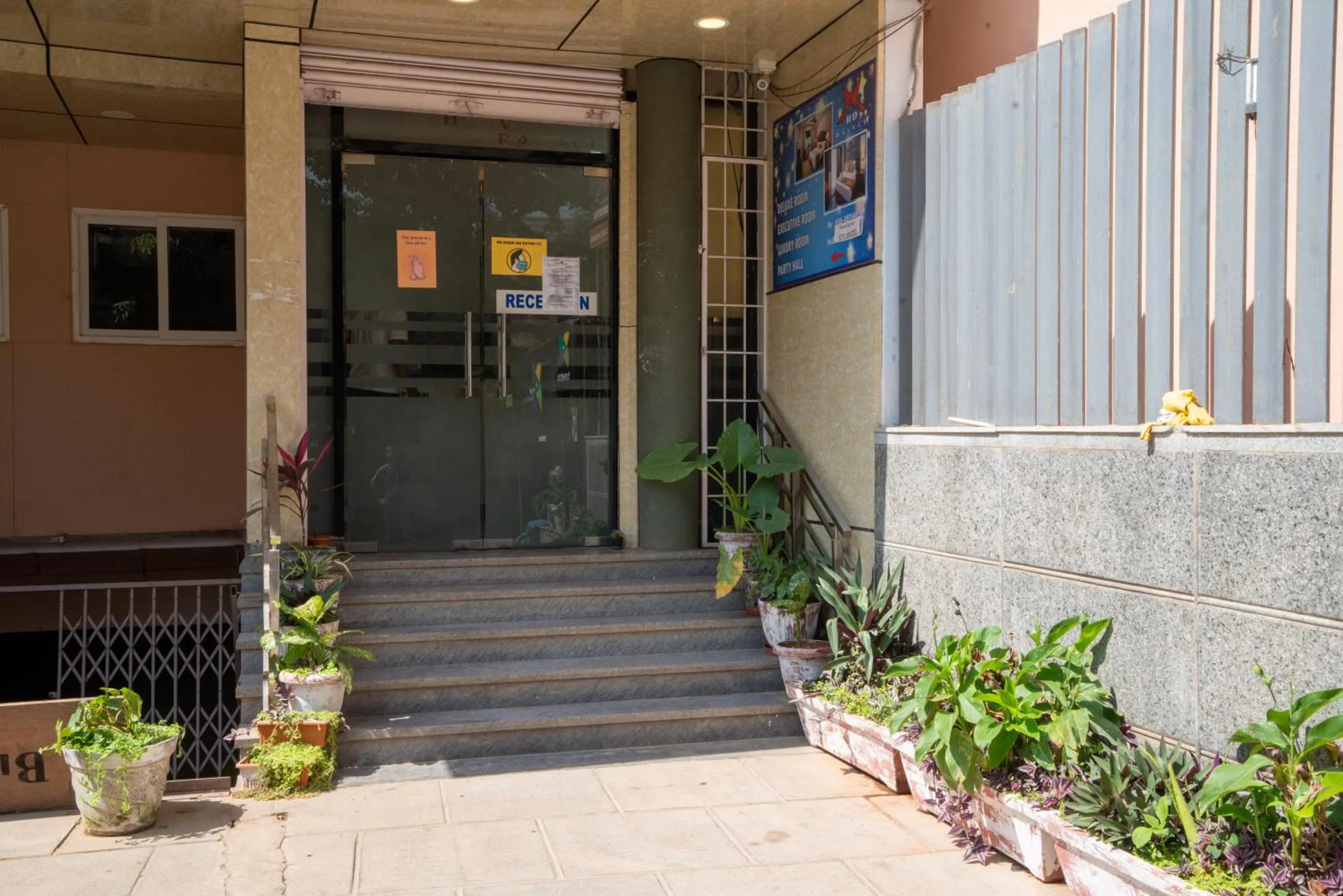 Facade/entrance in Hotel Dhruv Palace Bangalore Jakkur