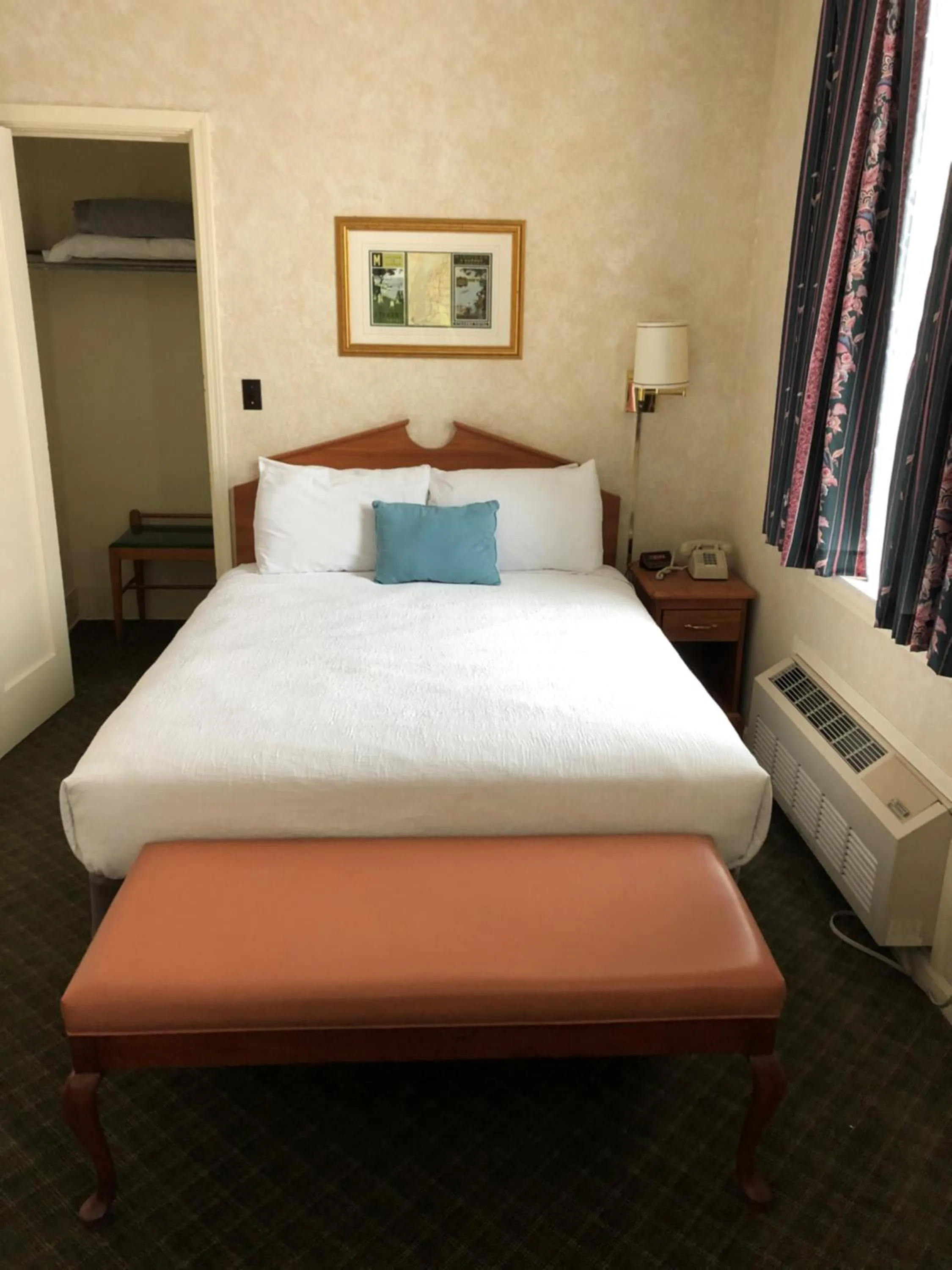 Bed in Stearns Hotel