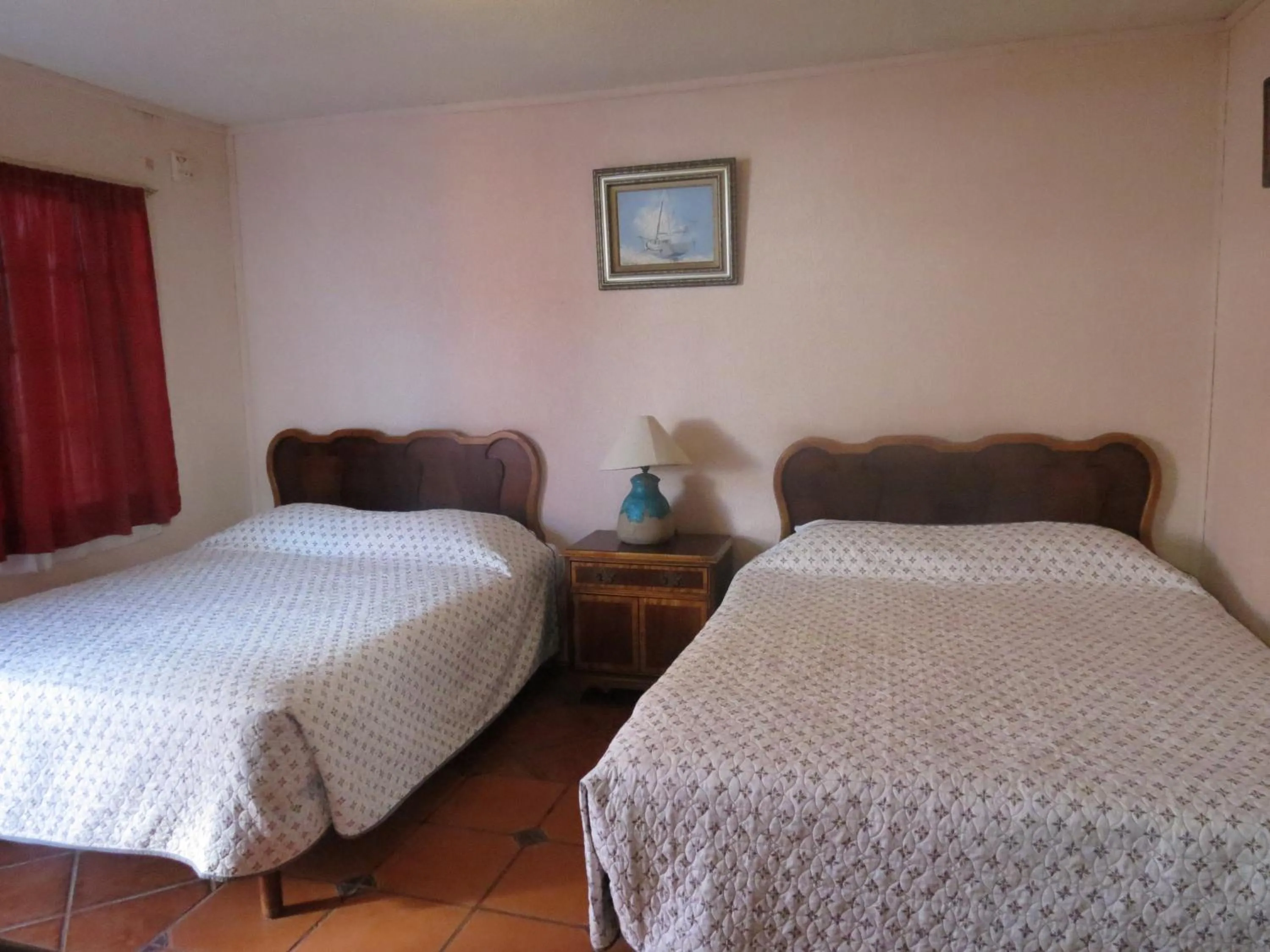 Bed in Restaurante Malarrimo Hotel & RV Parking