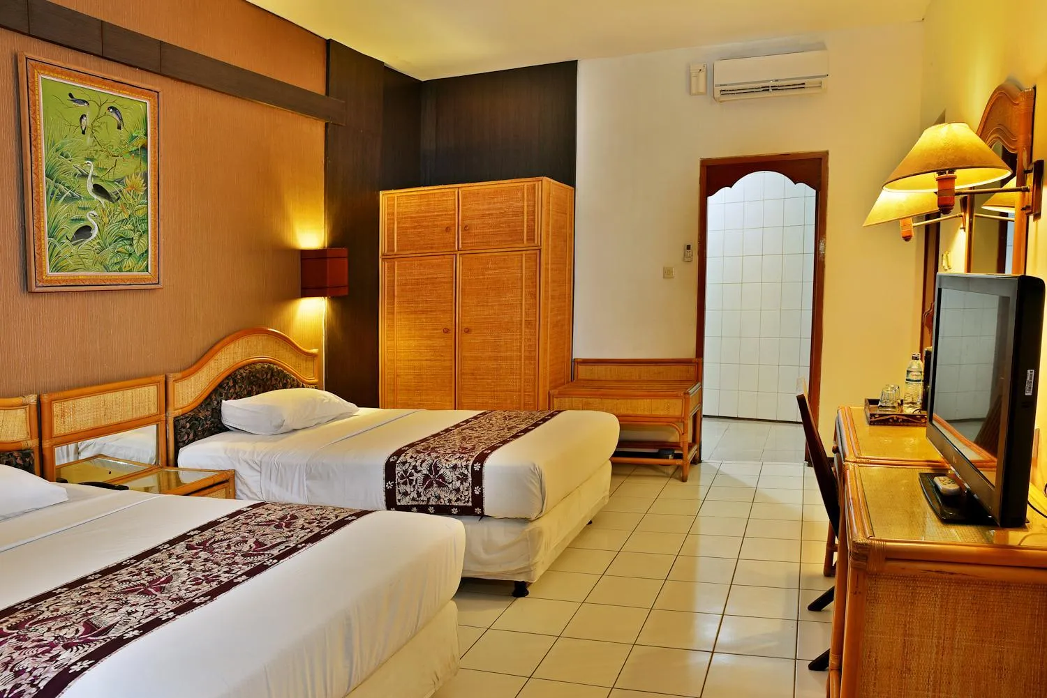 Natural landscape, Bed in Puri Naga Beachfront Cottages