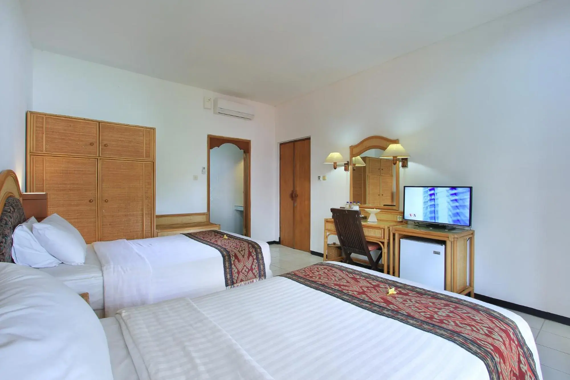 Patio, Bed in Puri Naga Beachfront Cottages Patio, Bed in Puri Naga Beachfront Cottages