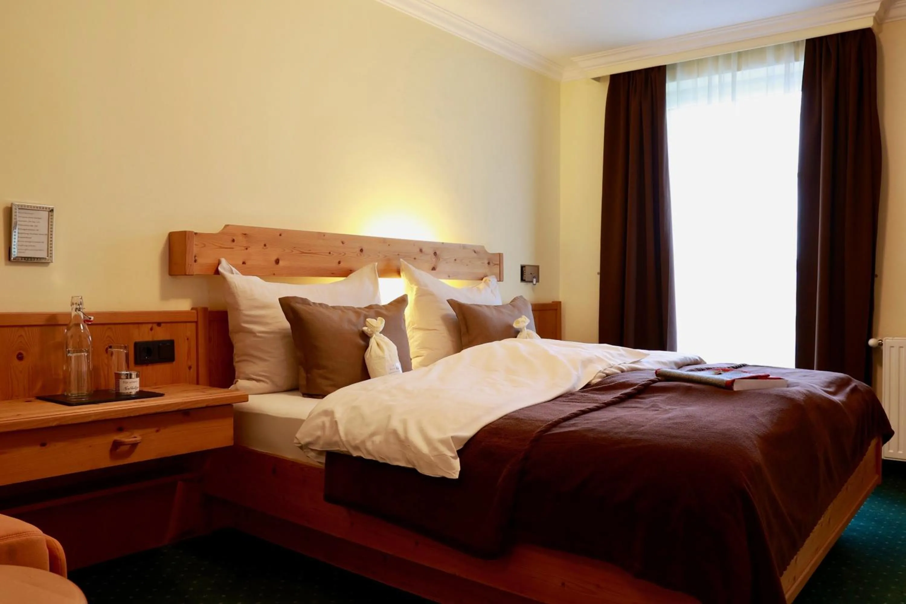 Bed in Hotel Kreutzer