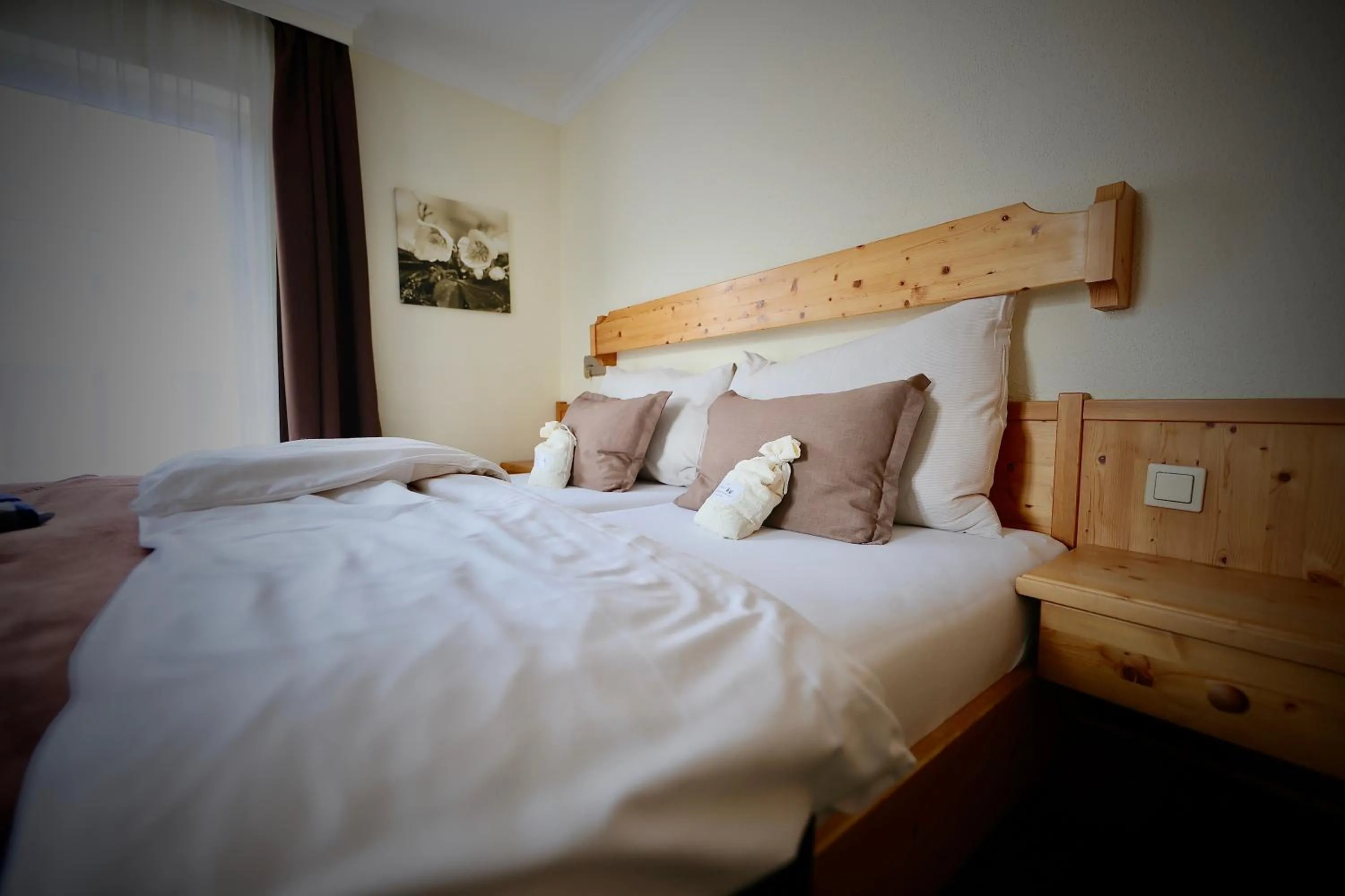 Bed in Hotel Kreutzer
