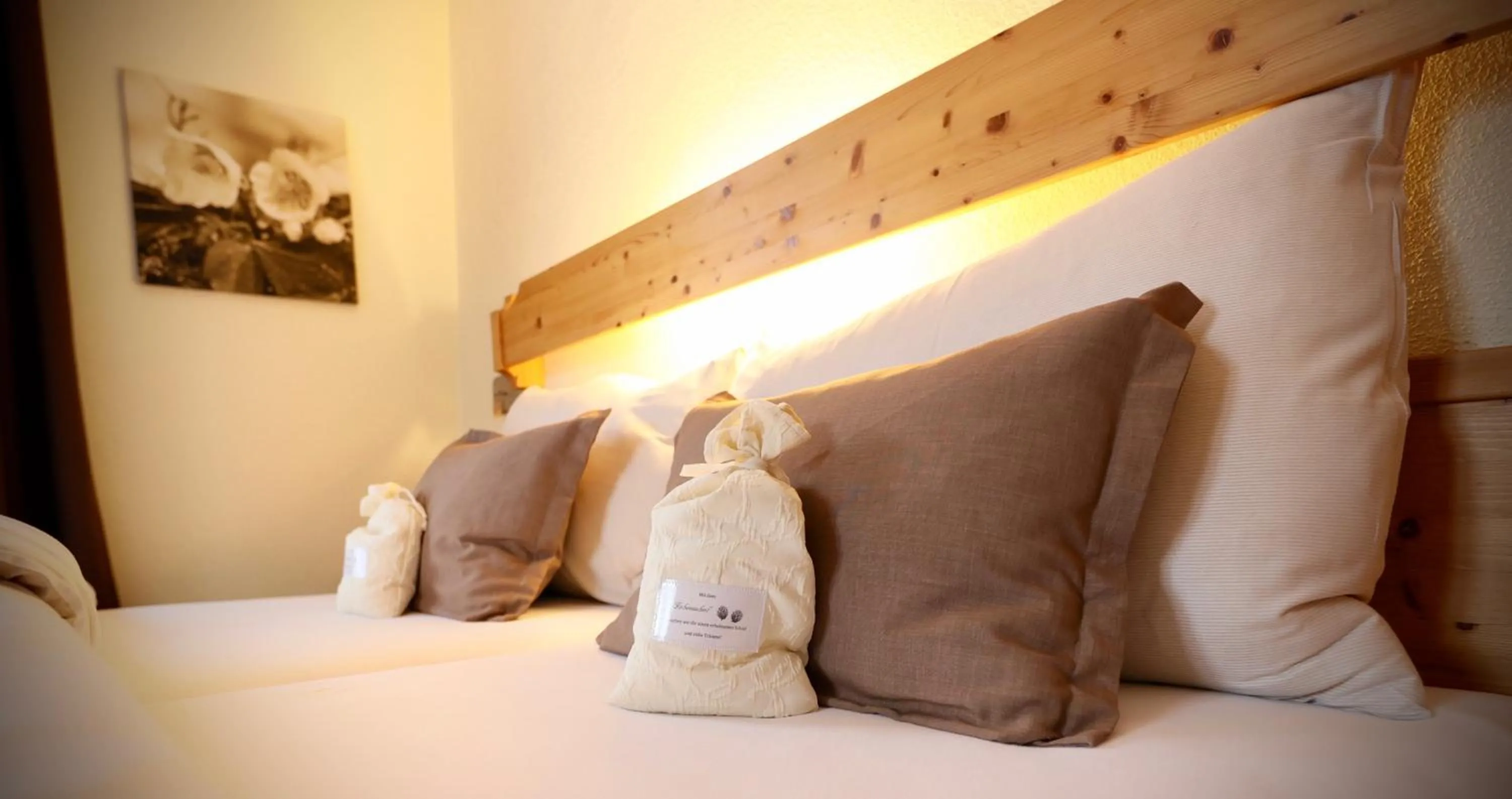 Bed in Hotel Kreutzer