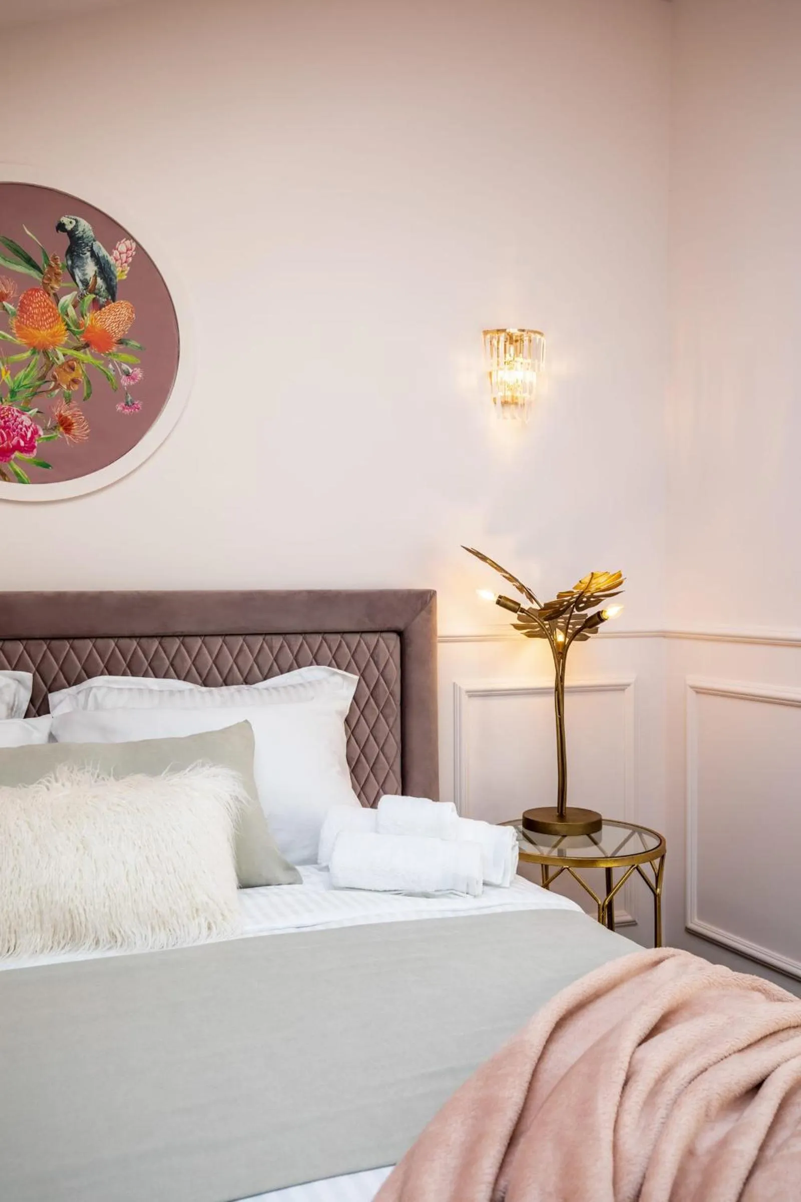 Bed in Old Town Luxury Suites