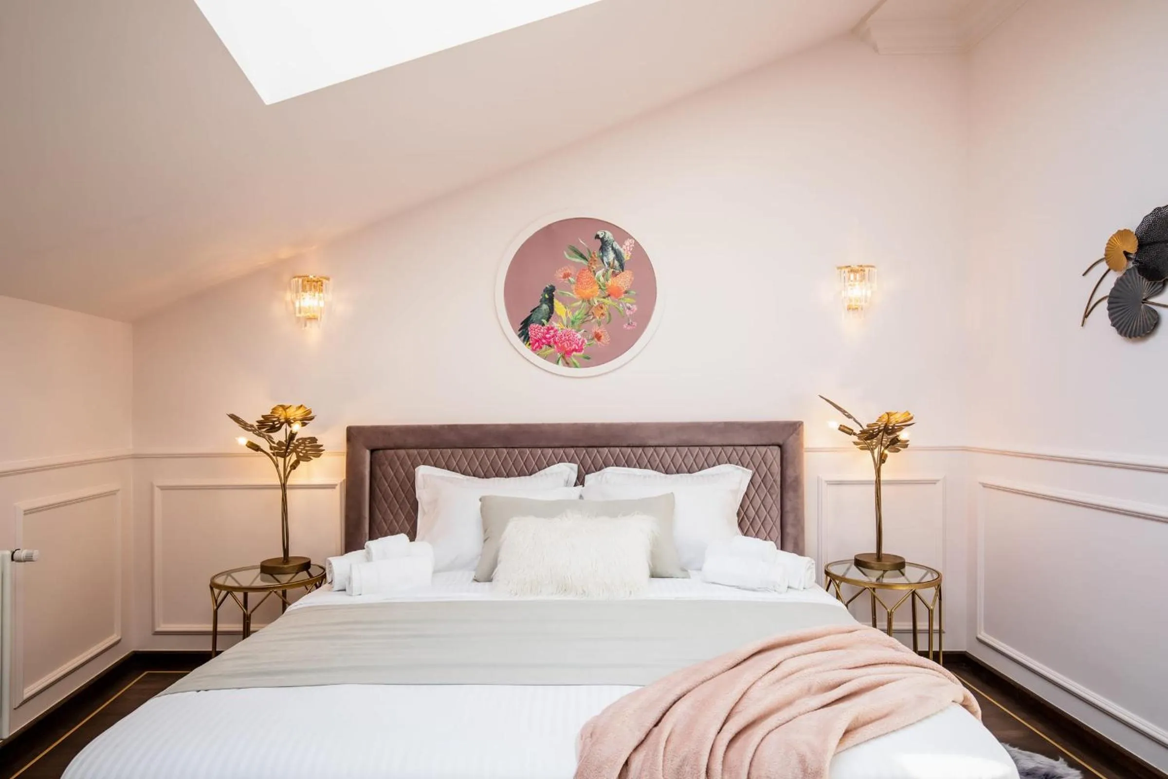 Bed in Old Town Luxury Suites