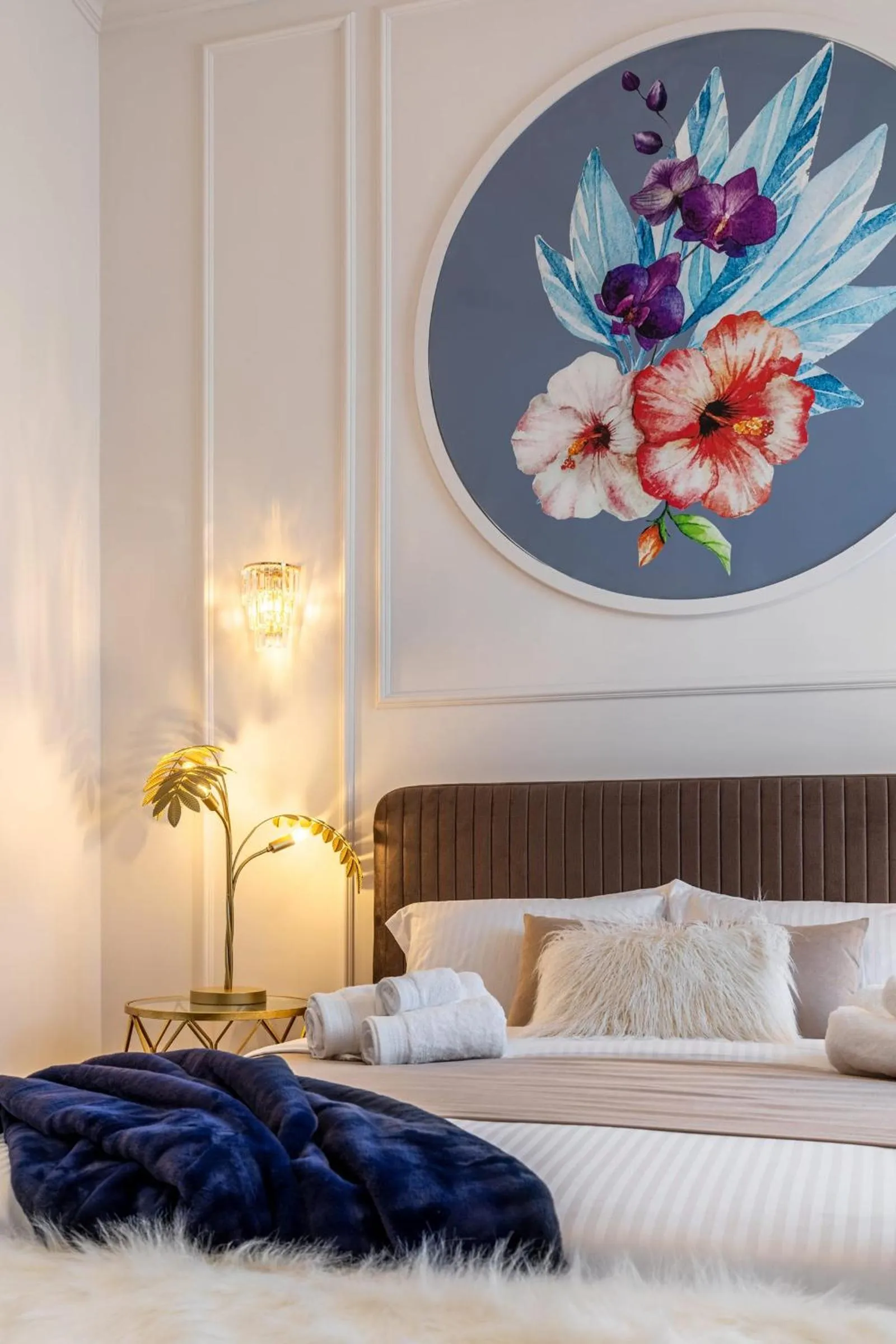 Bed in Old Town Luxury Suites