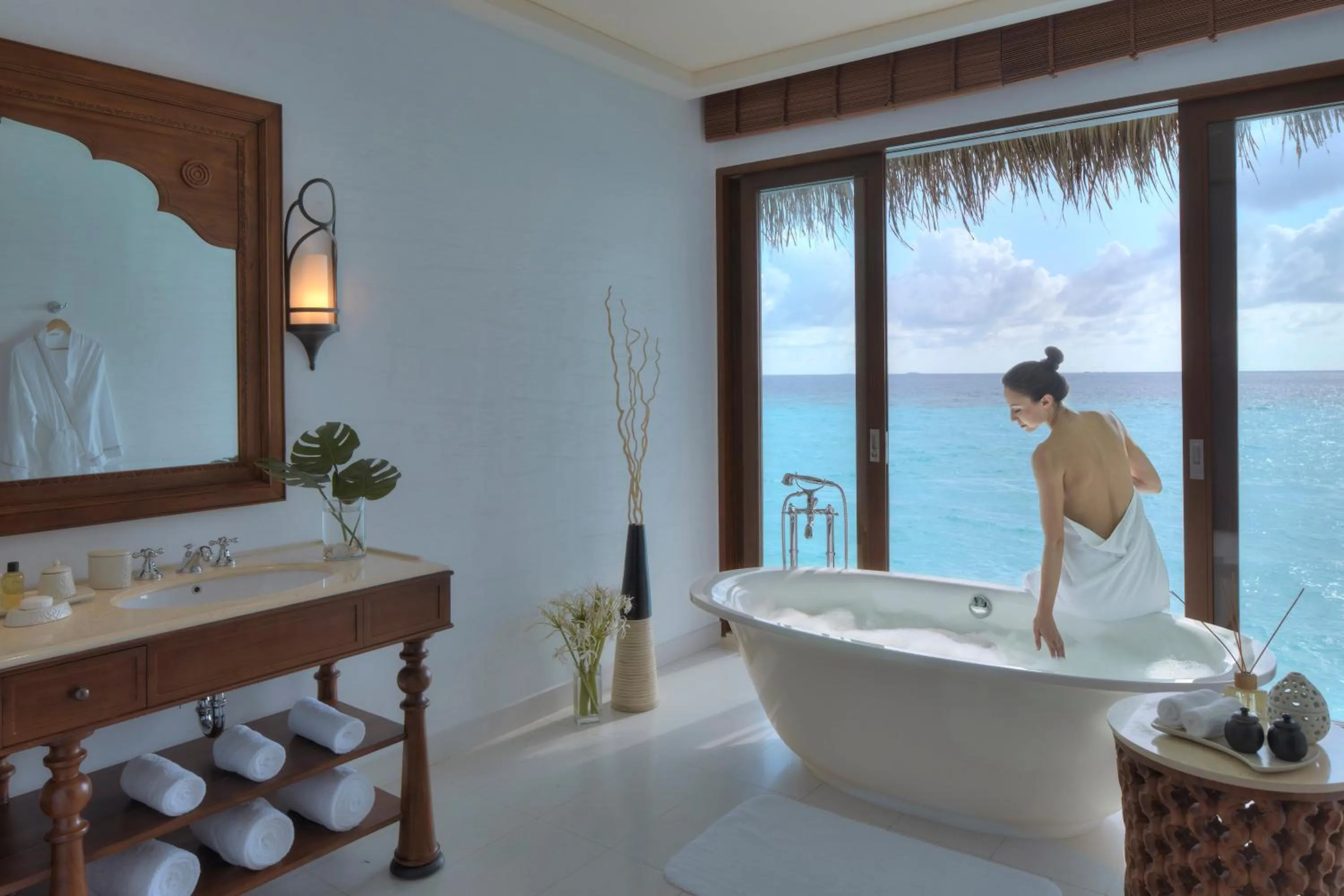 Bathroom in The Residence Maldives