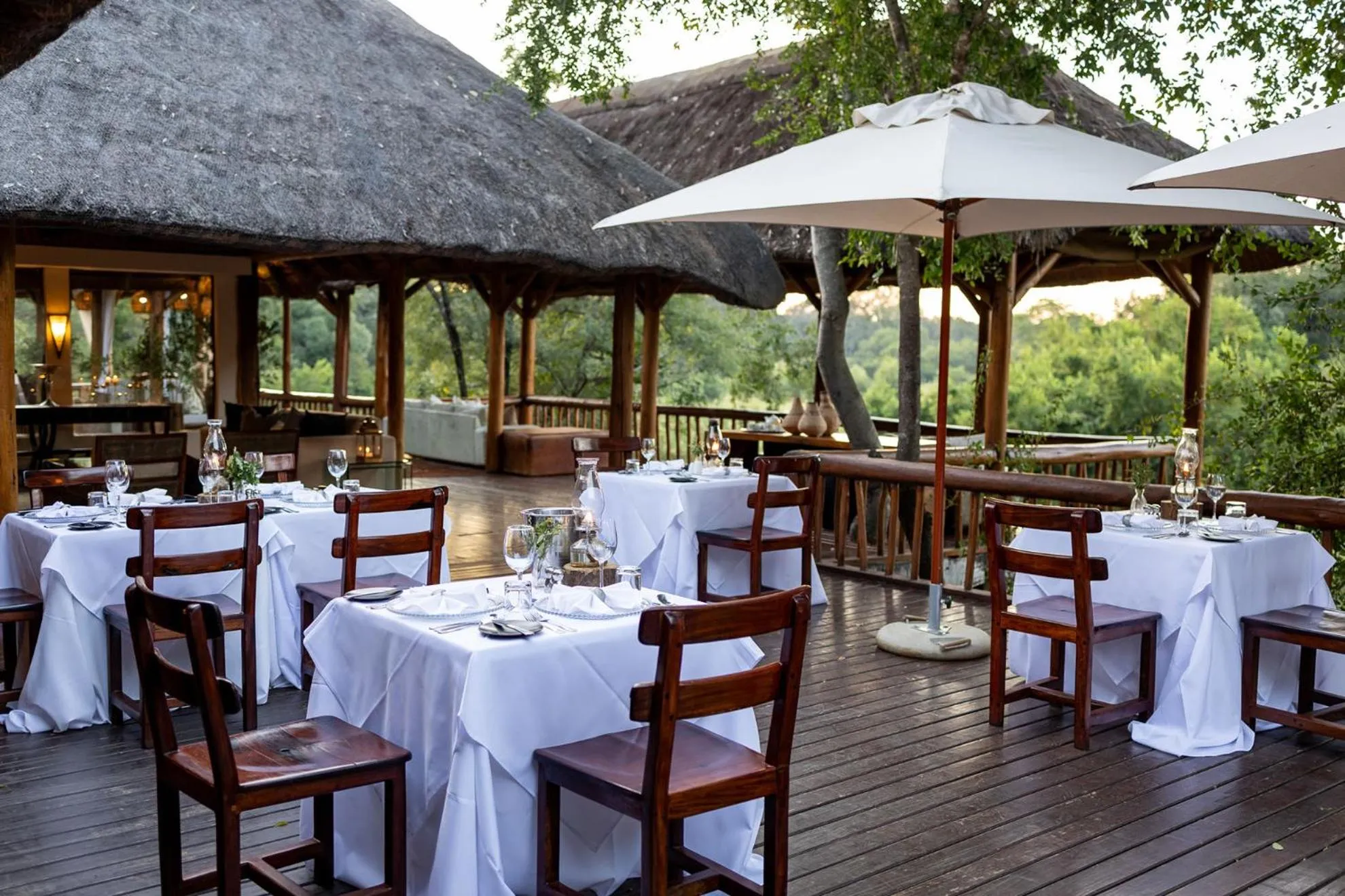 Restaurant/places to eat in Karongwe - River Safari Lodge