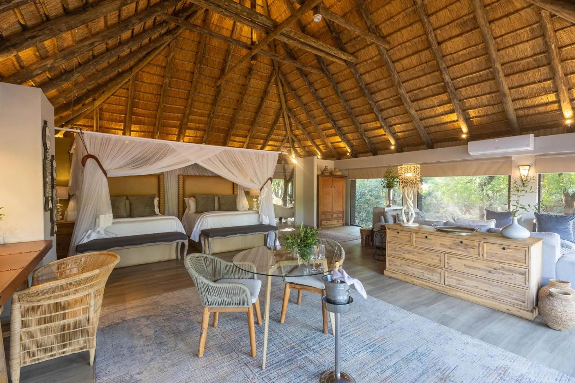 Bed in Karongwe - River Safari Lodge