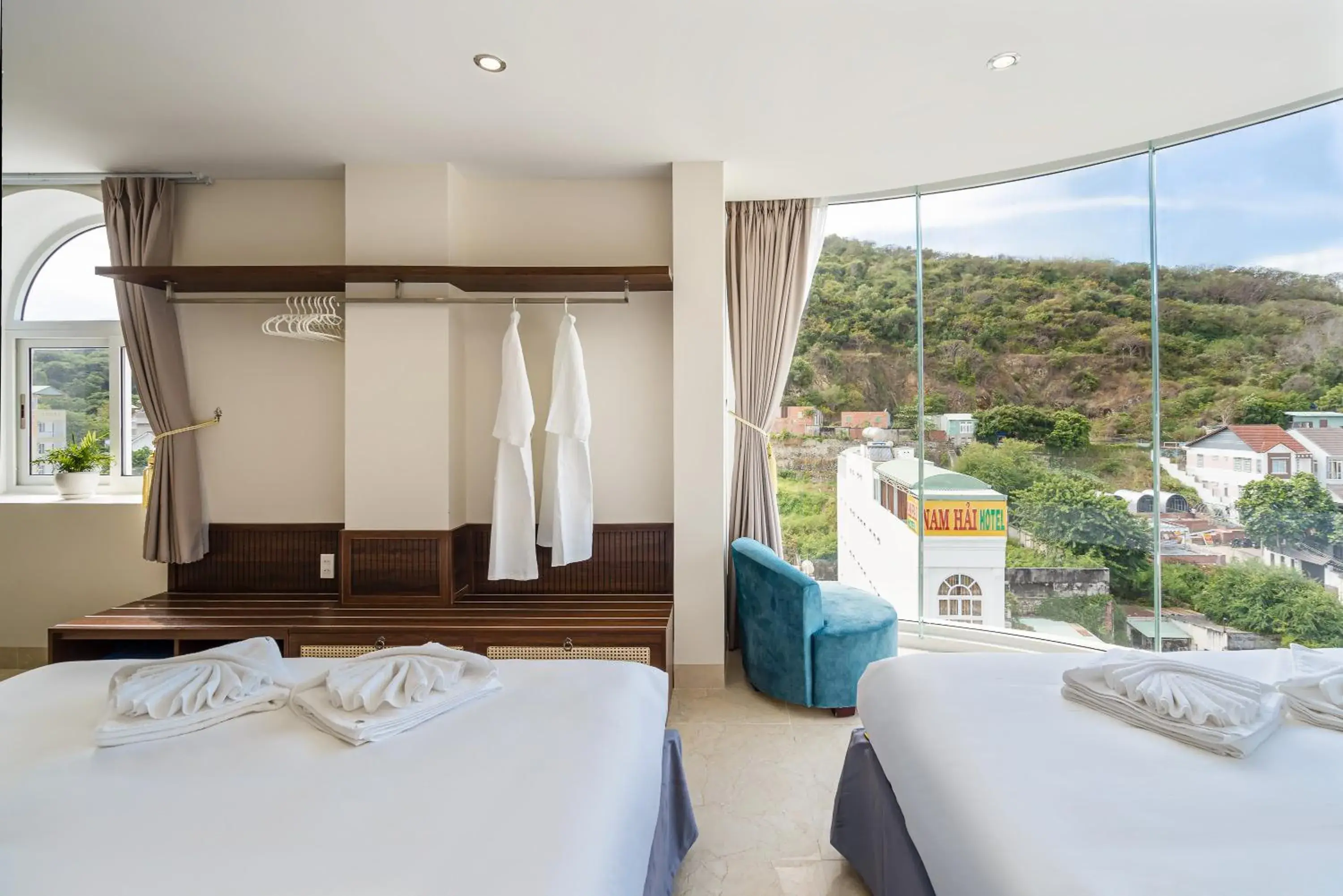 View (from property/room), Bed in Aquatel Vung Tau View (from property/room), Bed in Aquatel Vung Tau