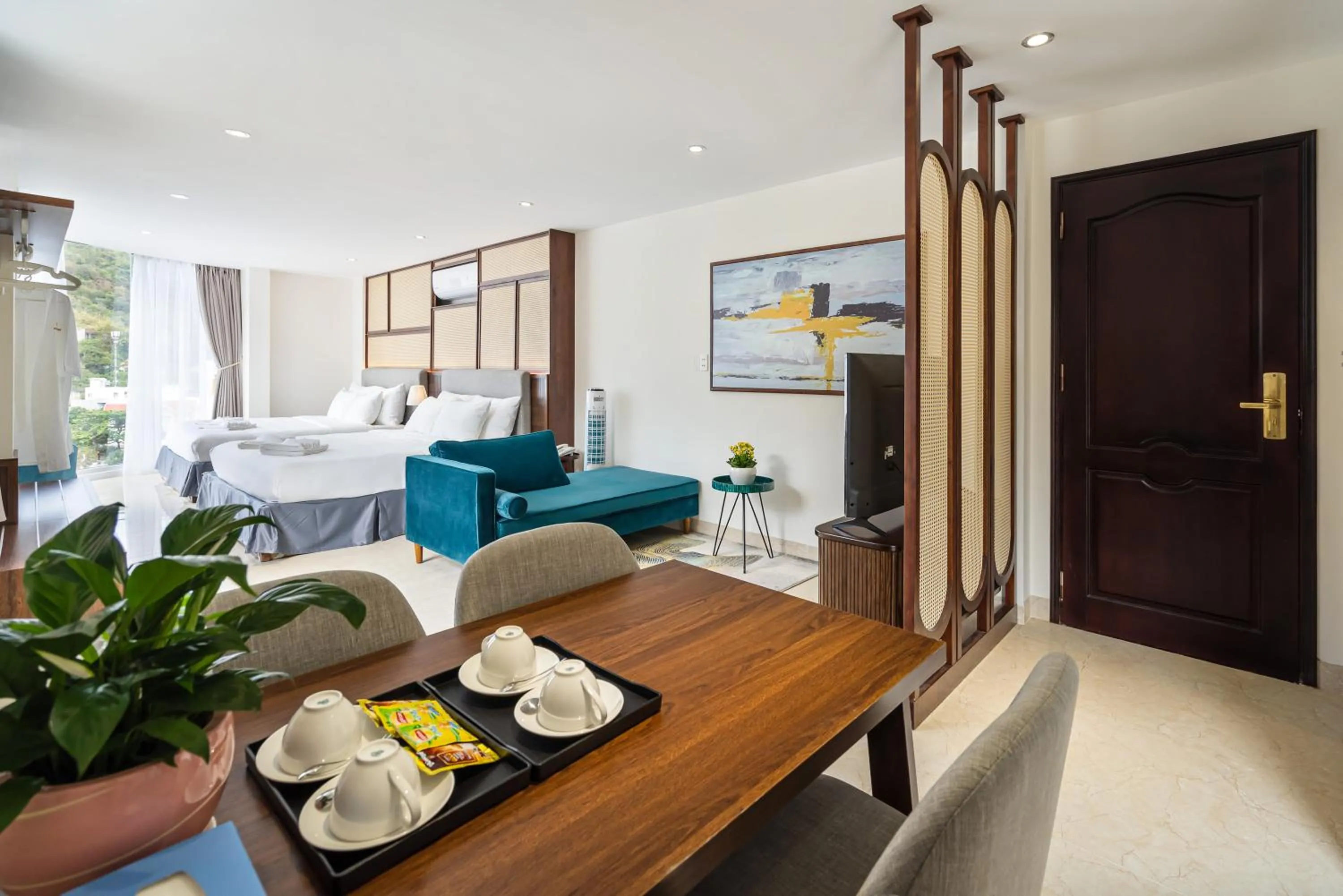 Seating area in Aquatel Vung Tau