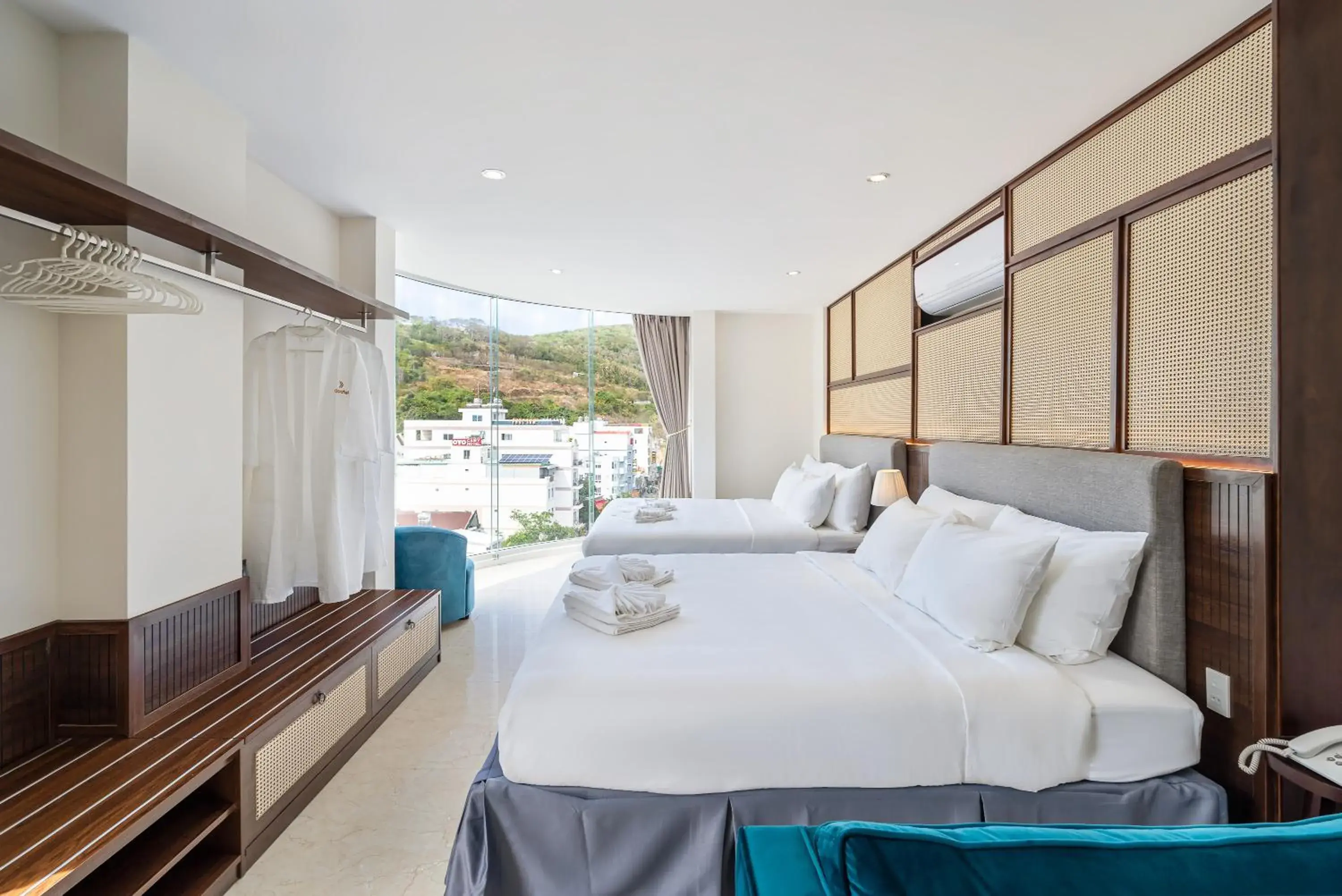 View (from property/room), Bed in Aquatel Vung Tau View (from property/room), Bed in Aquatel Vung Tau