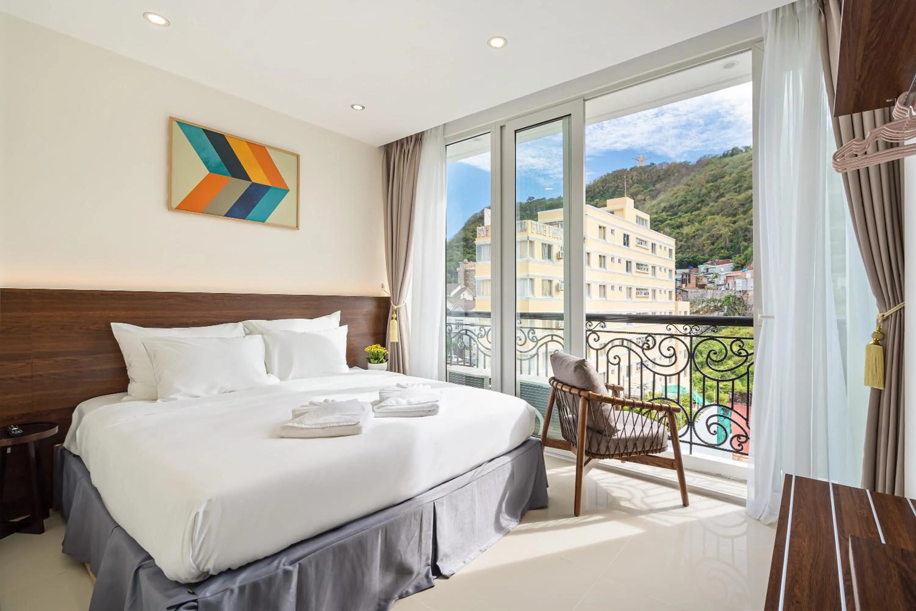 Balcony/Terrace, Bed in Aquatel Vung Tau