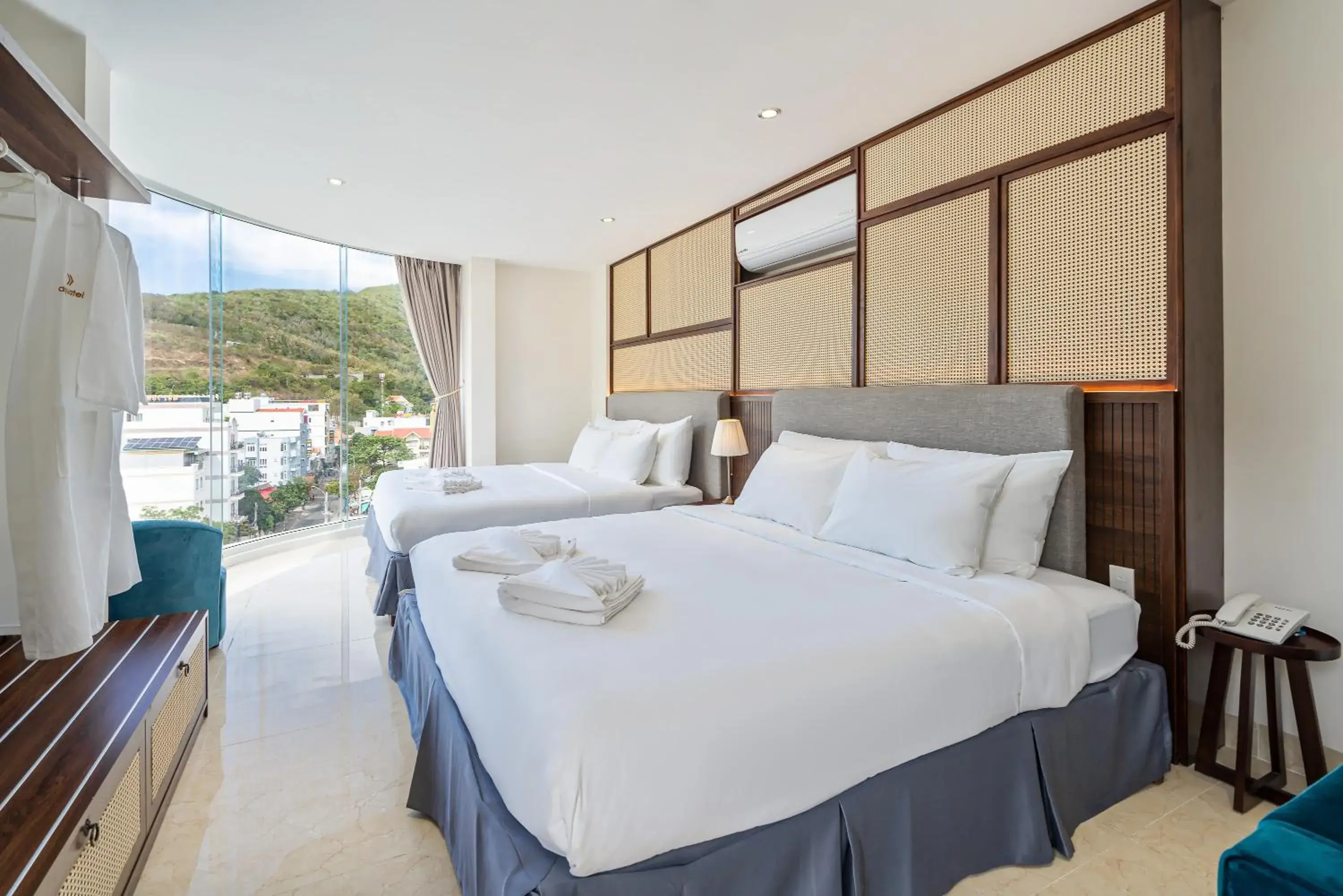 View (from property/room), Bed in Aquatel Vung Tau View (from property/room), Bed in Aquatel Vung Tau