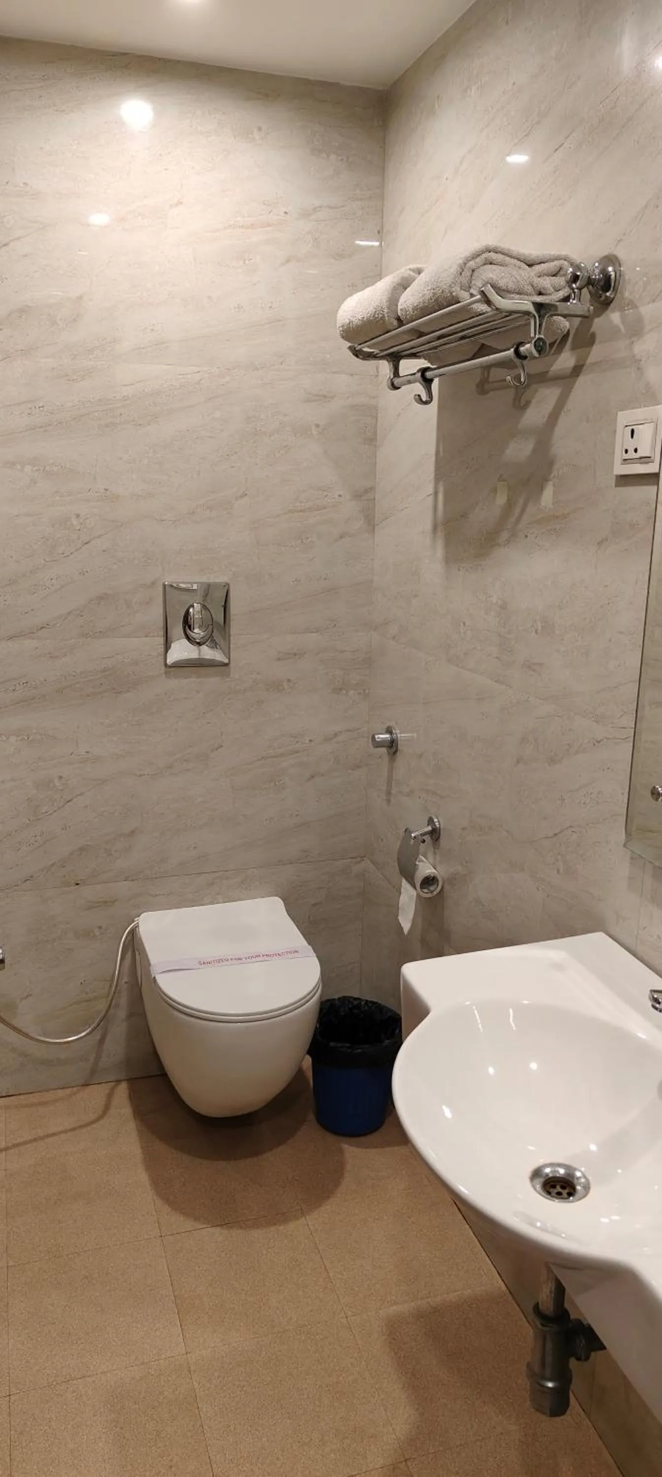 Toilet in Hotel Krishna