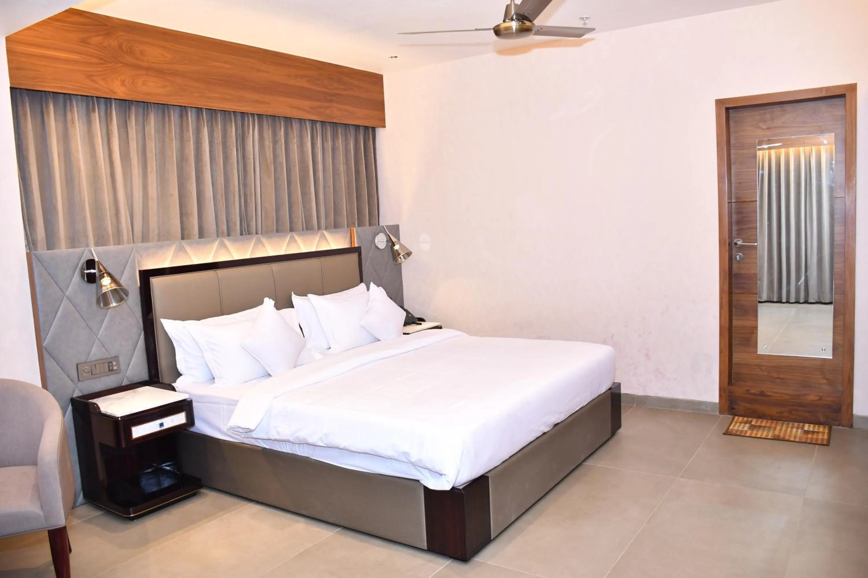 Bed in Hotel Palazzo Prime