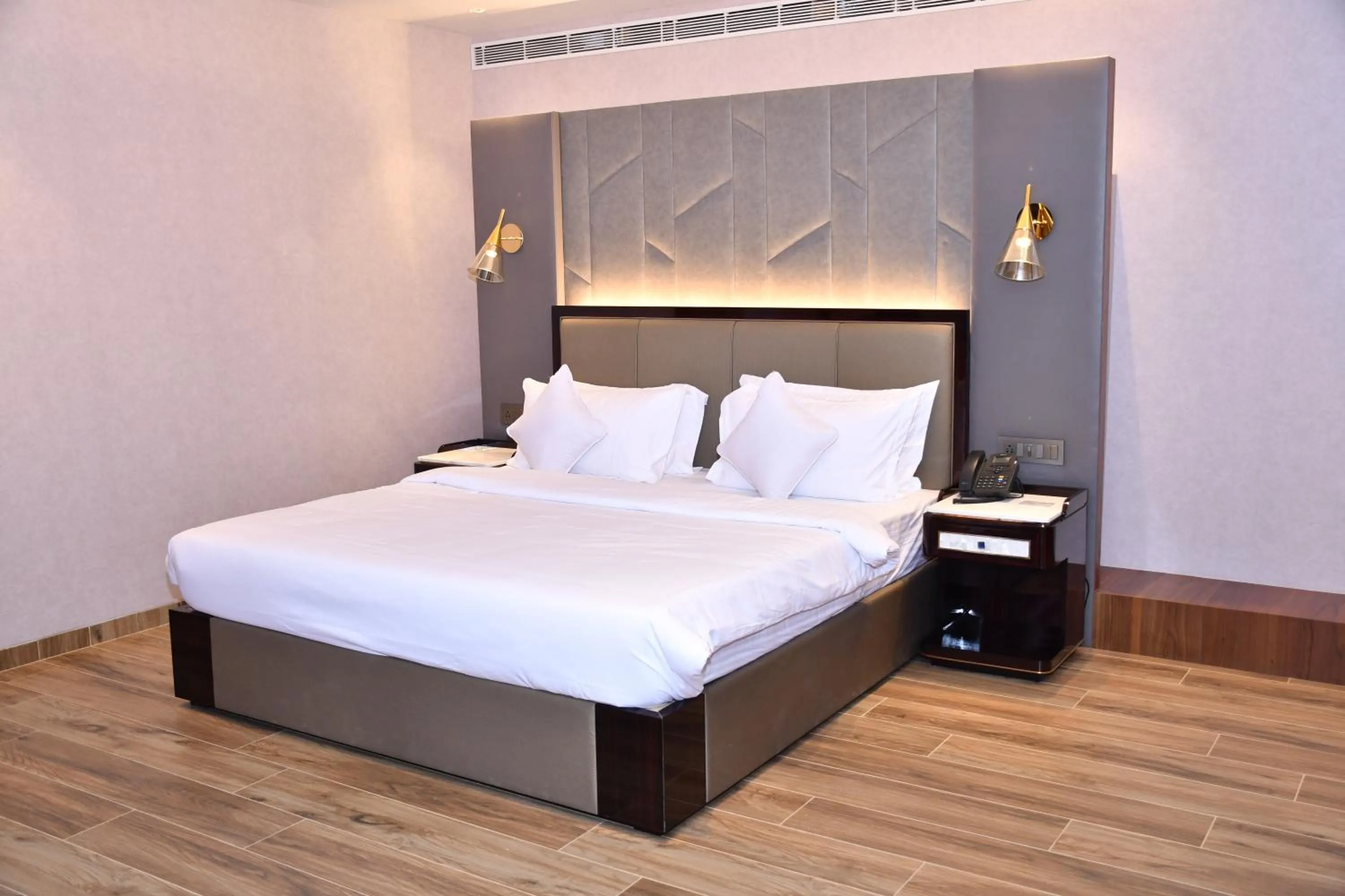 Bed in Hotel Palazzo Prime