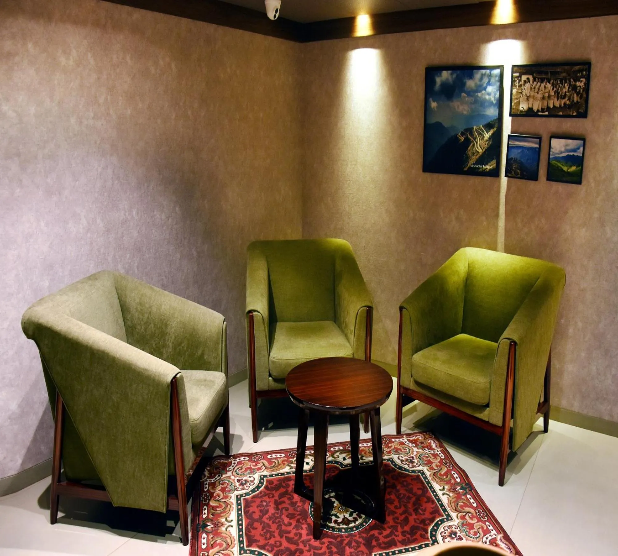 Seating area in Hotel Palazzo Prime