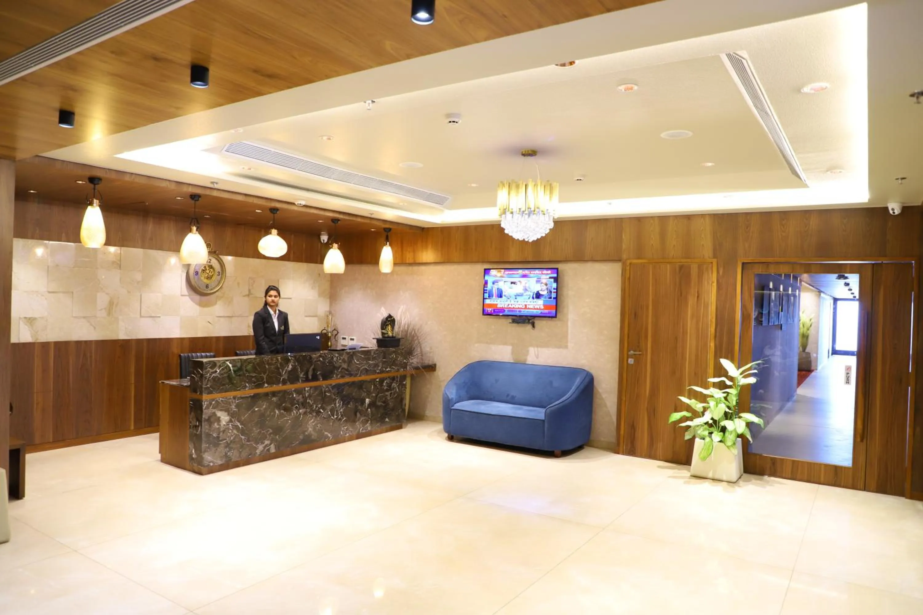 Lobby or reception in Hotel Palazzo Prime