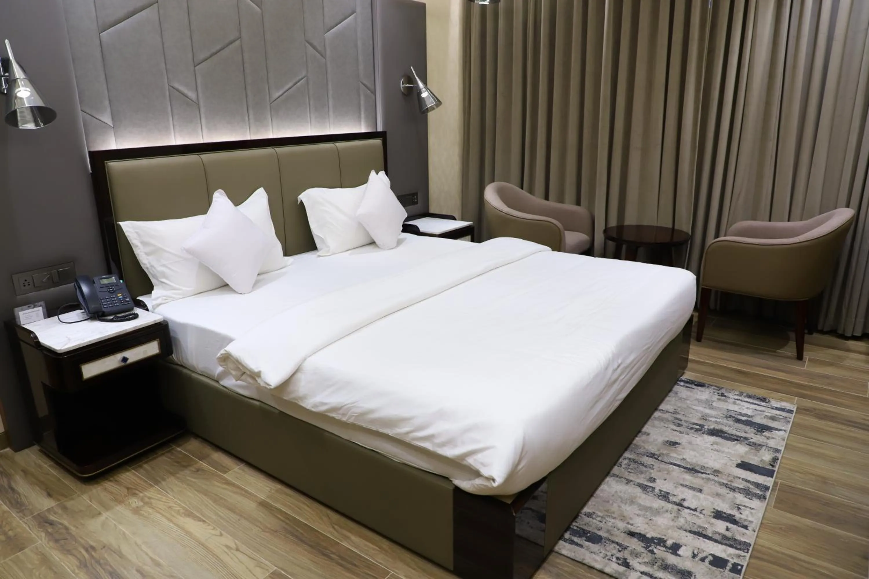 Bed in Hotel Palazzo Prime