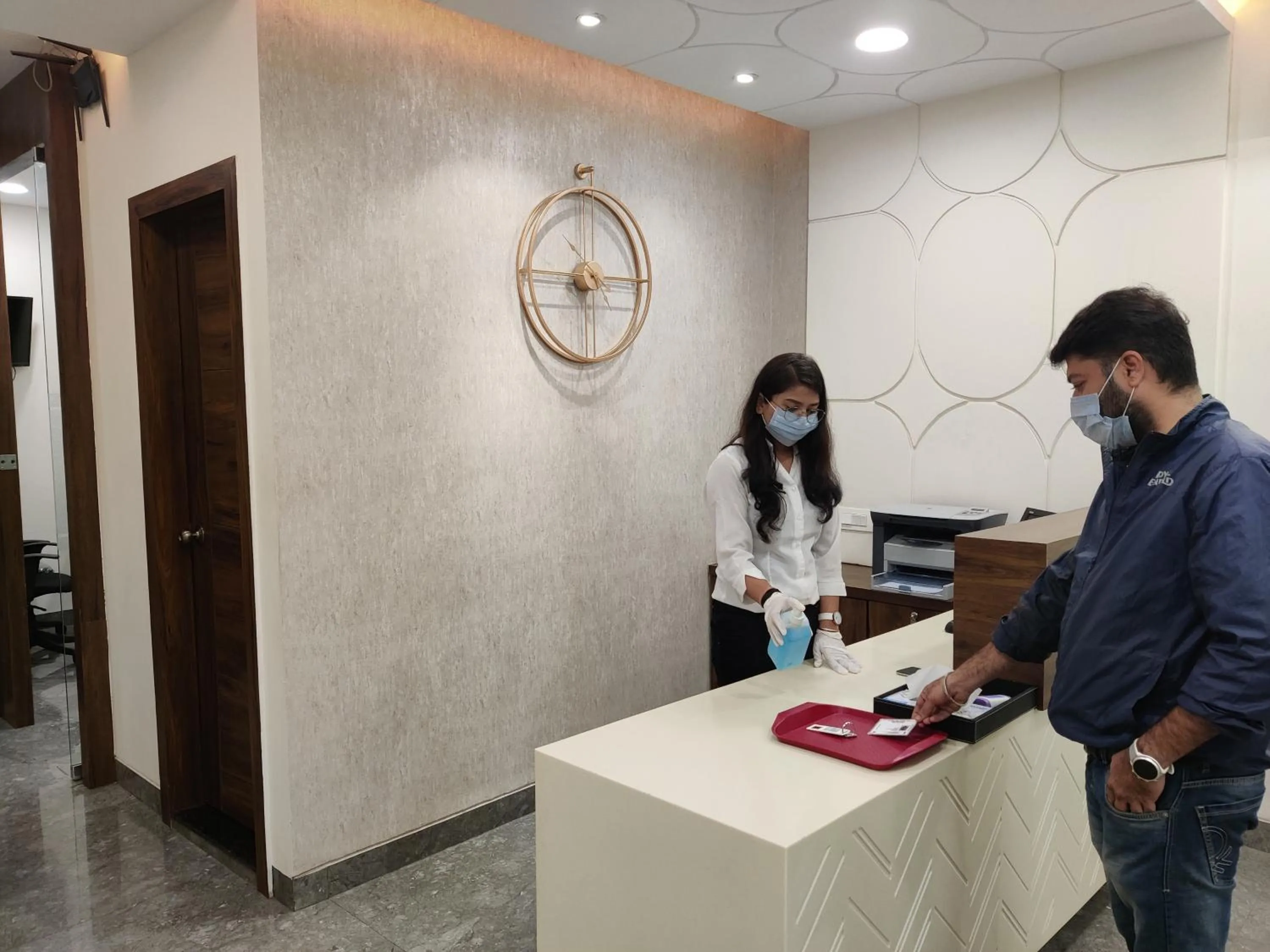 Lobby or reception in Hotel Blue Bells