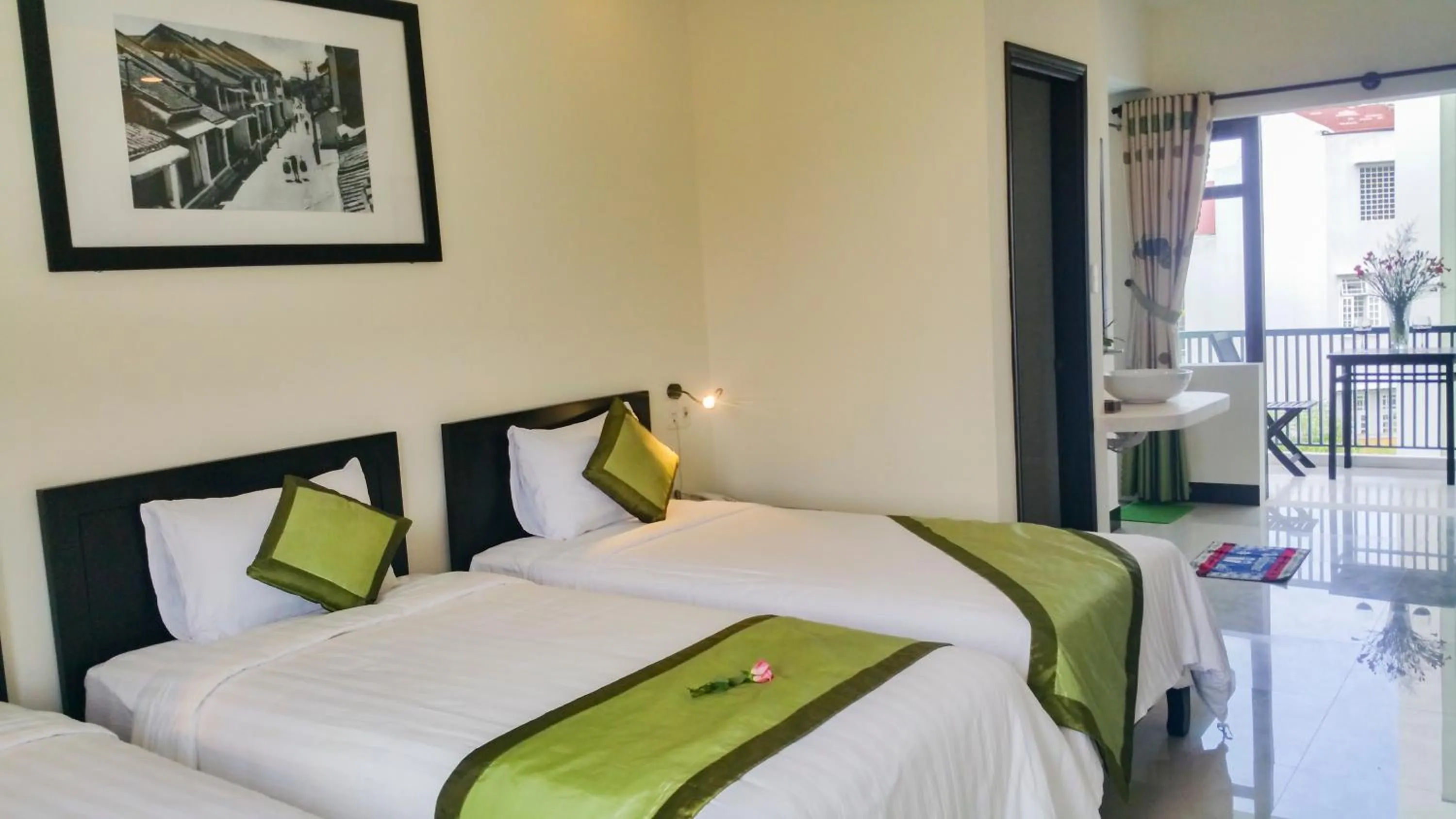 Bedroom, Bed in Starfruit villa Hoi An