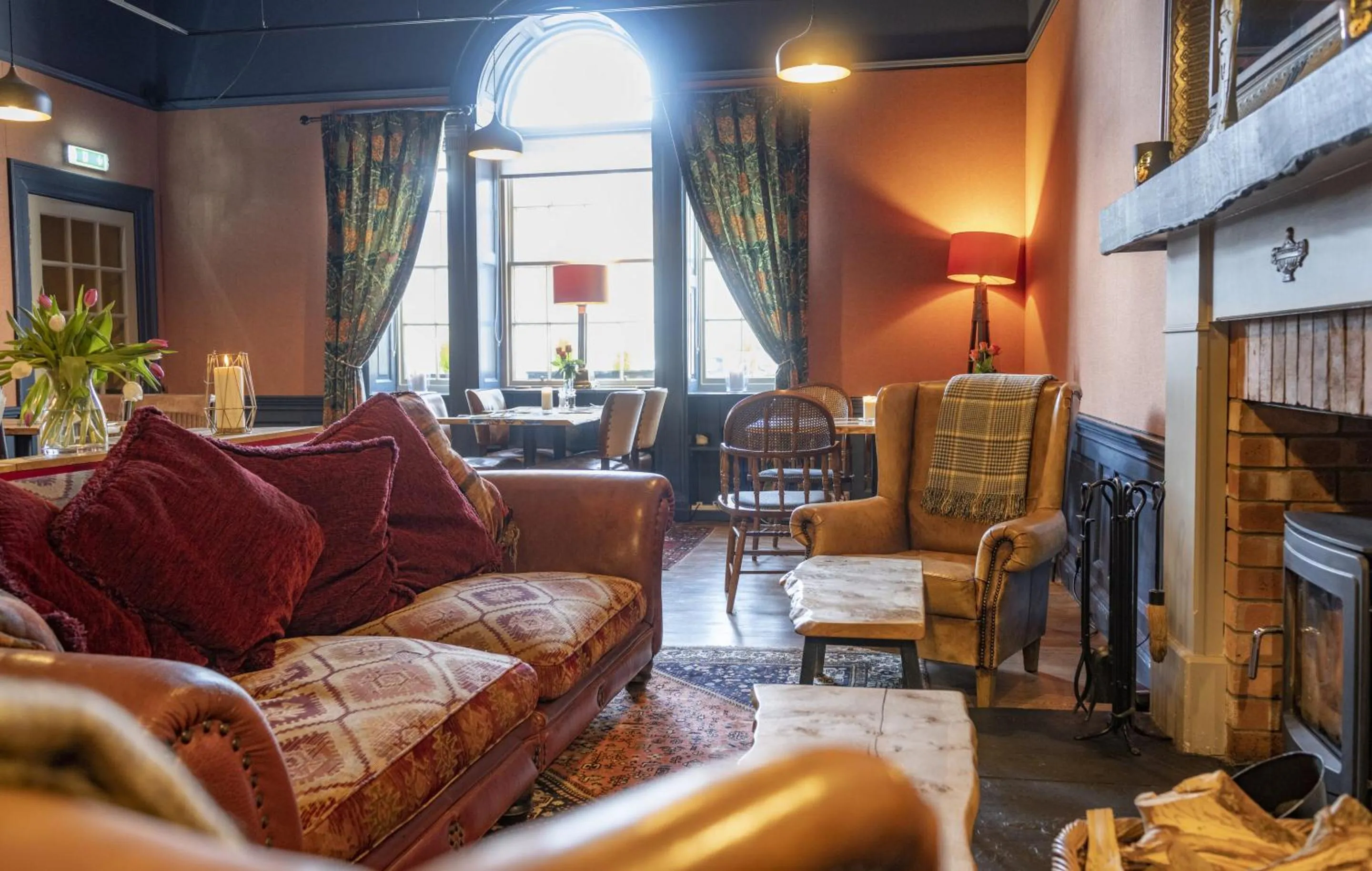 Dining area in Black Bull