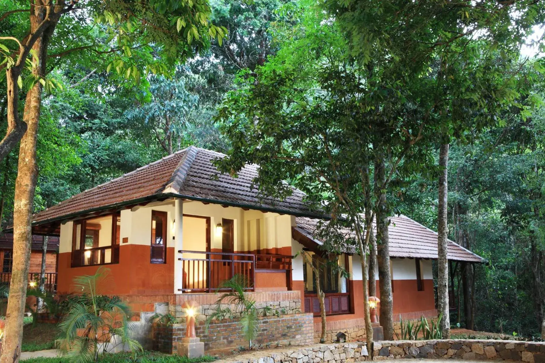 Property building in Vythiri Resort Property building in Vythiri Resort