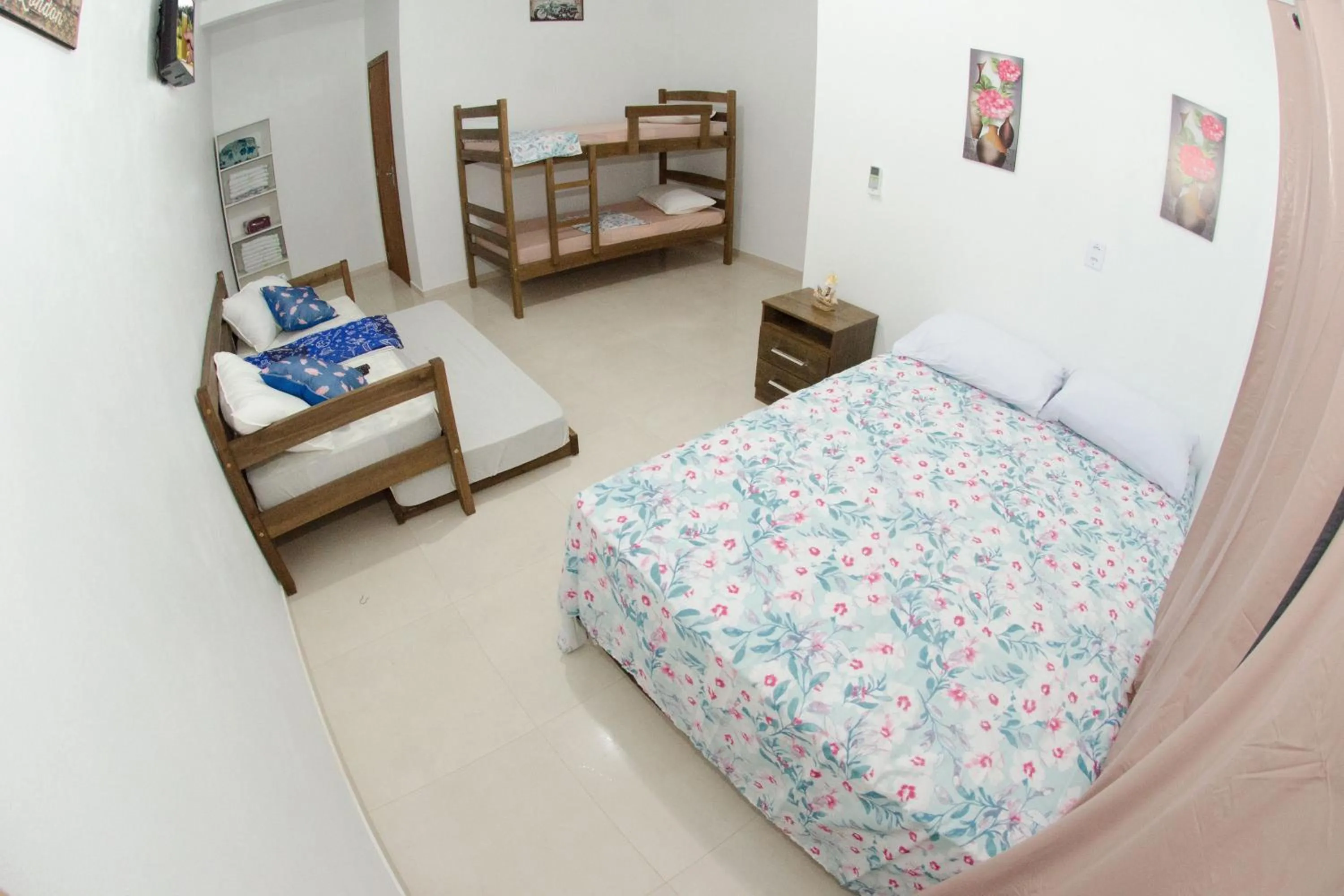 View (from property/room), Bed in Pousada Casa Verde