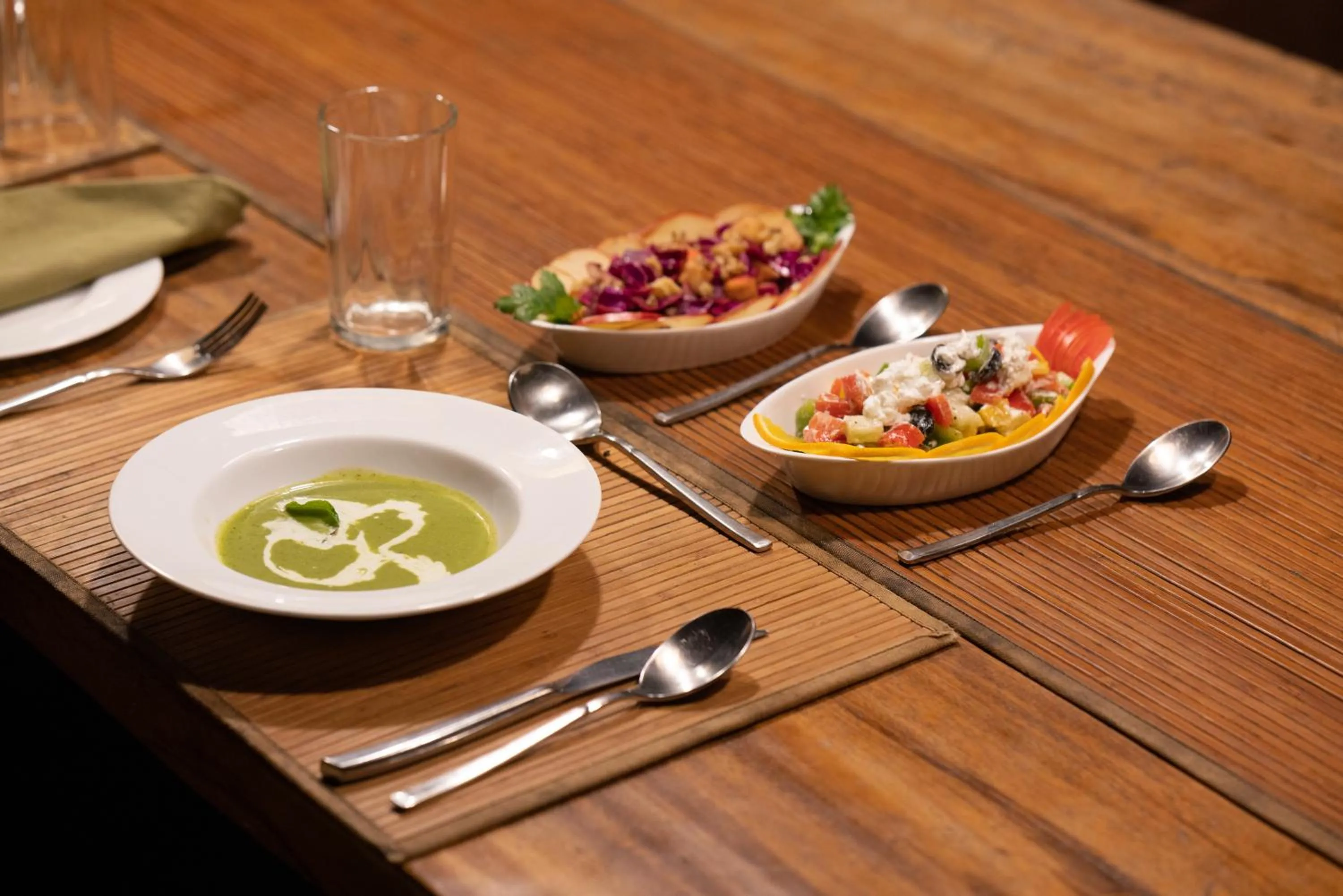 Breakfast in Kaav Safari Lodge, Kabini