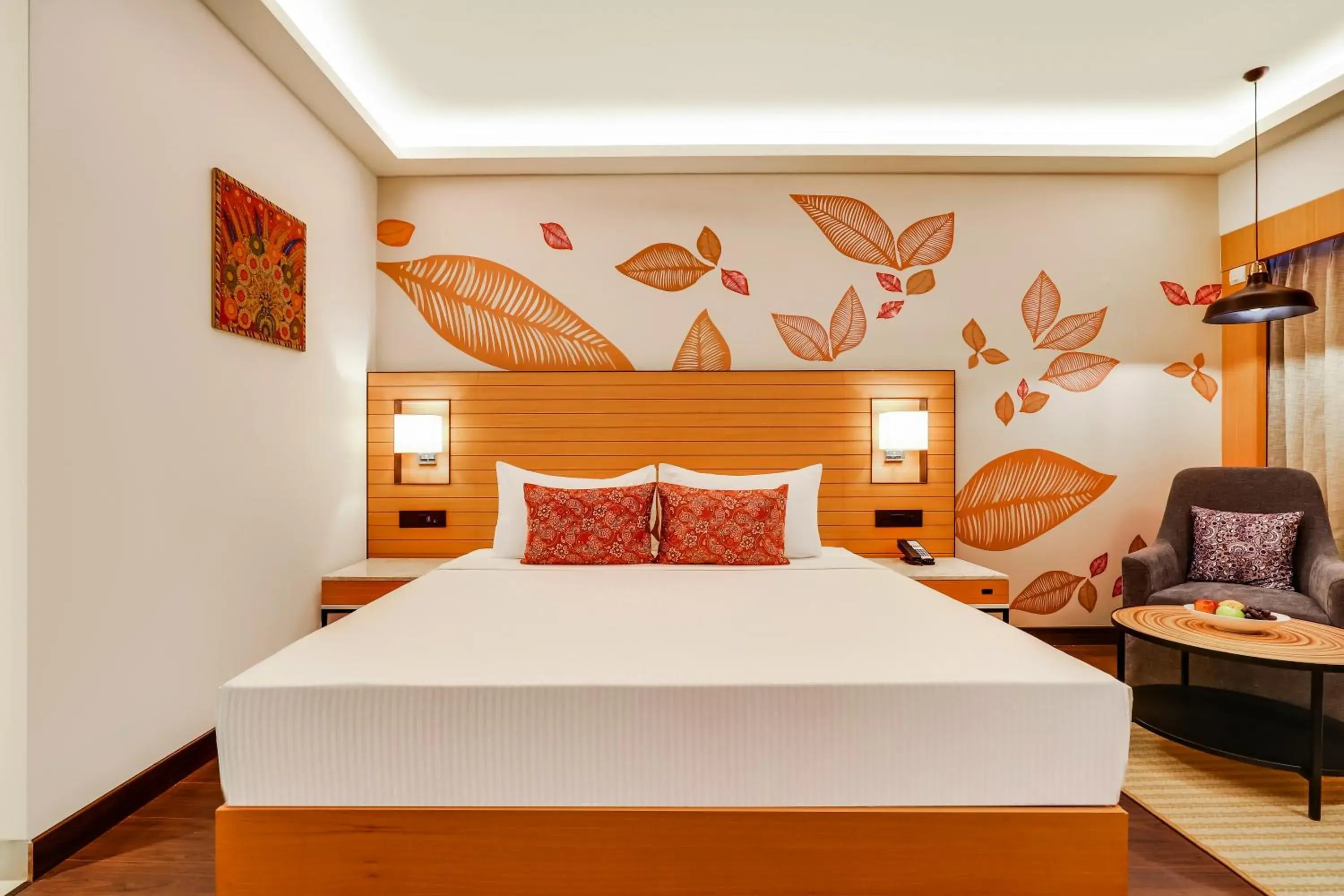 Bedroom, Bed in Lemon Tree Premier, Vijayawada Bedroom, Bed in Lemon Tree Premier, Vijayawada