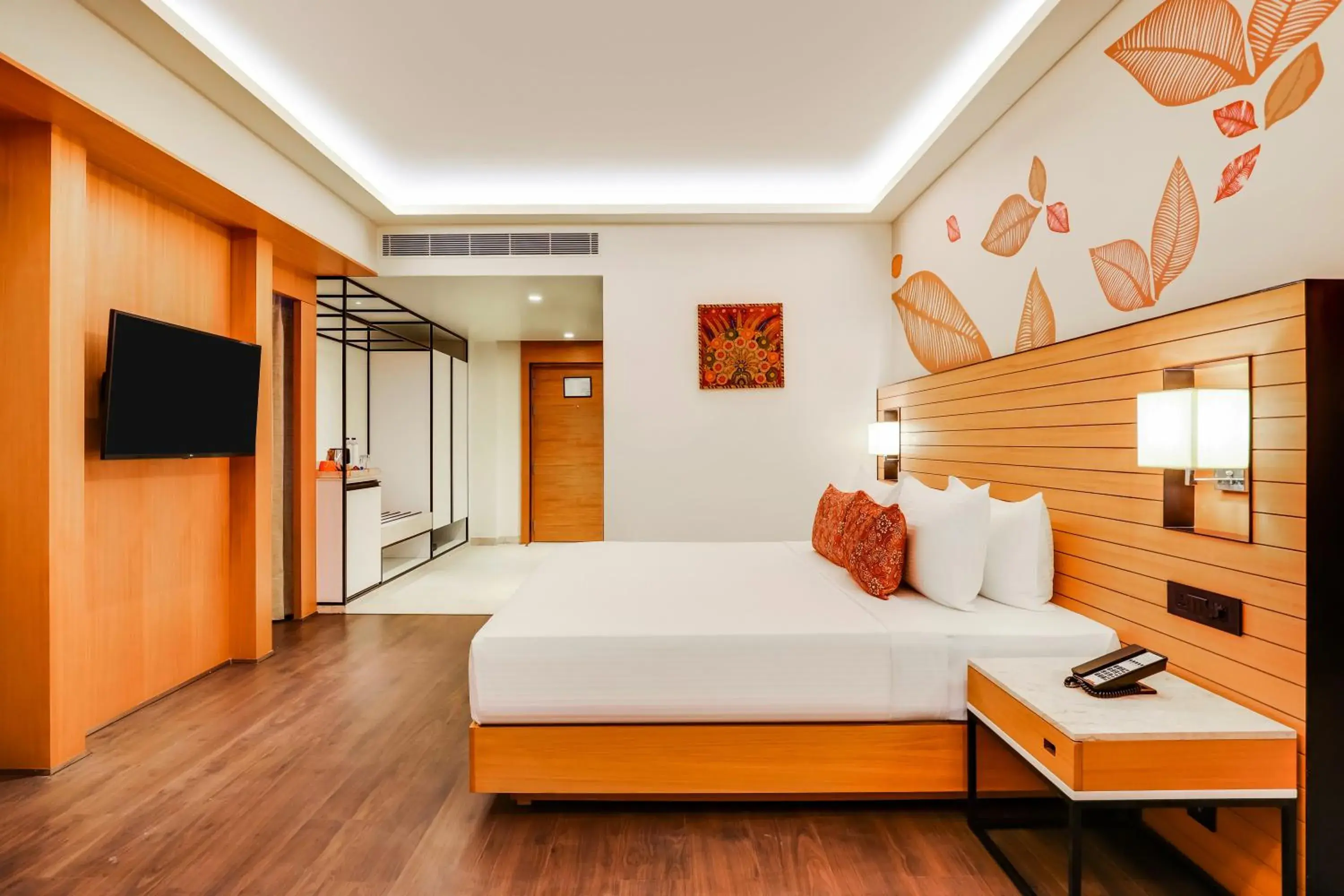 Bedroom, Bed in Lemon Tree Premier, Vijayawada Bedroom, Bed in Lemon Tree Premier, Vijayawada