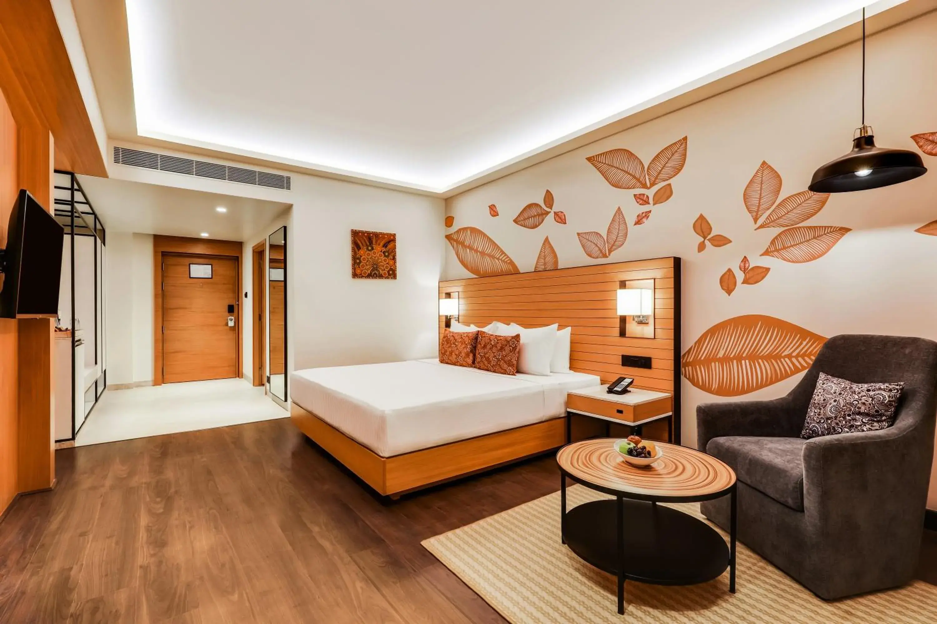 Bedroom, Bed in Lemon Tree Premier, Vijayawada Bedroom, Bed in Lemon Tree Premier, Vijayawada